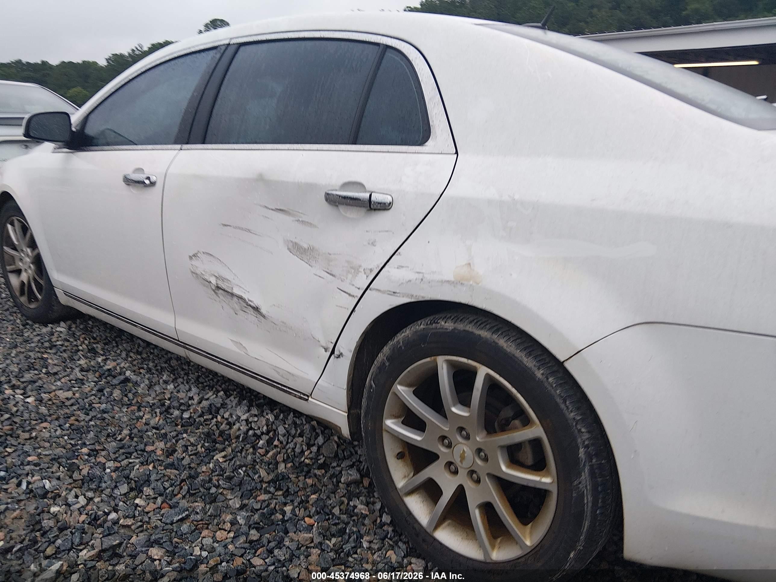 2011 Chevrolet Malibu Ltz White vin: 1G1ZE5EU8BF367111