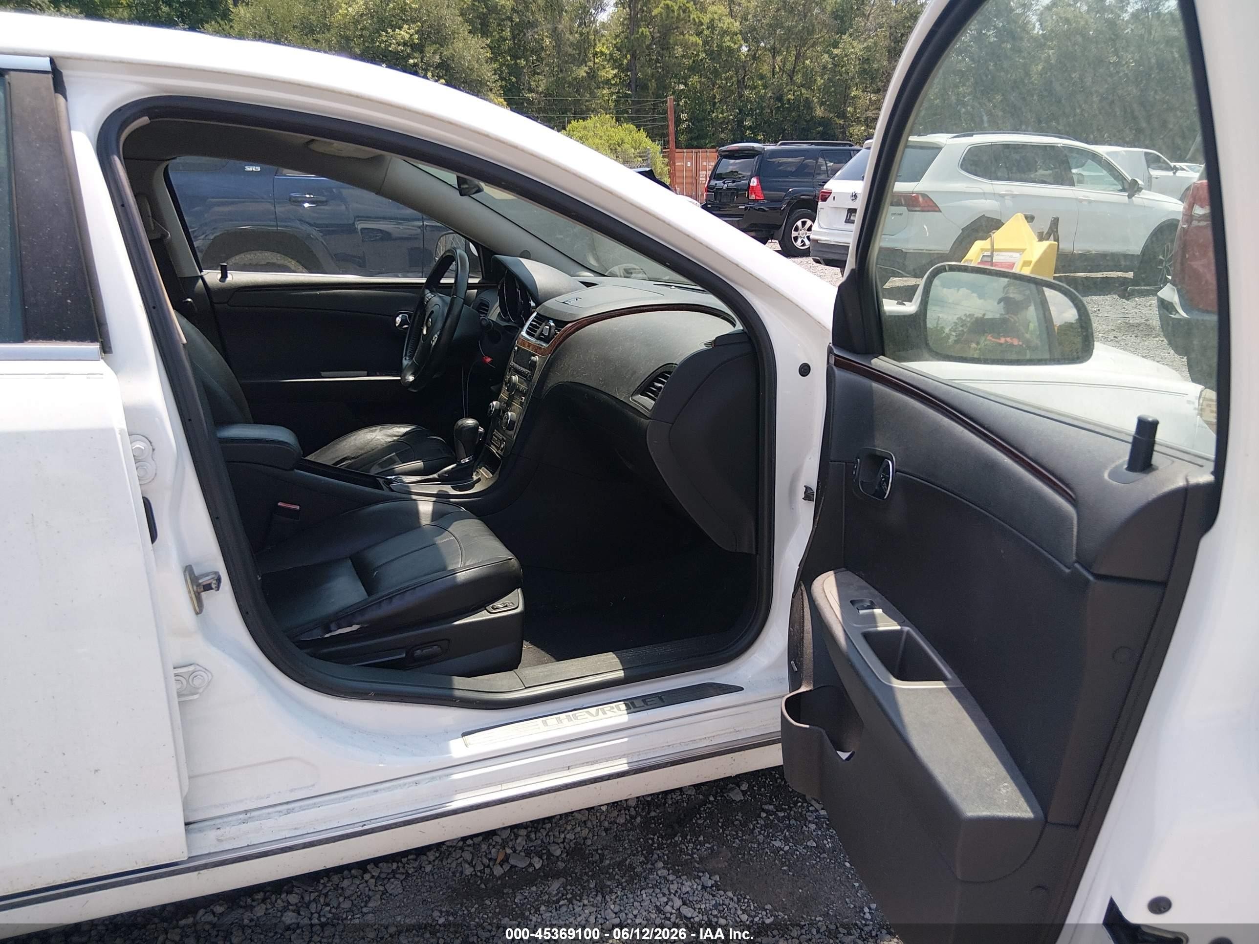 2011 Chevrolet Malibu Ltz White vin: 1G1ZE5EU9BF336014