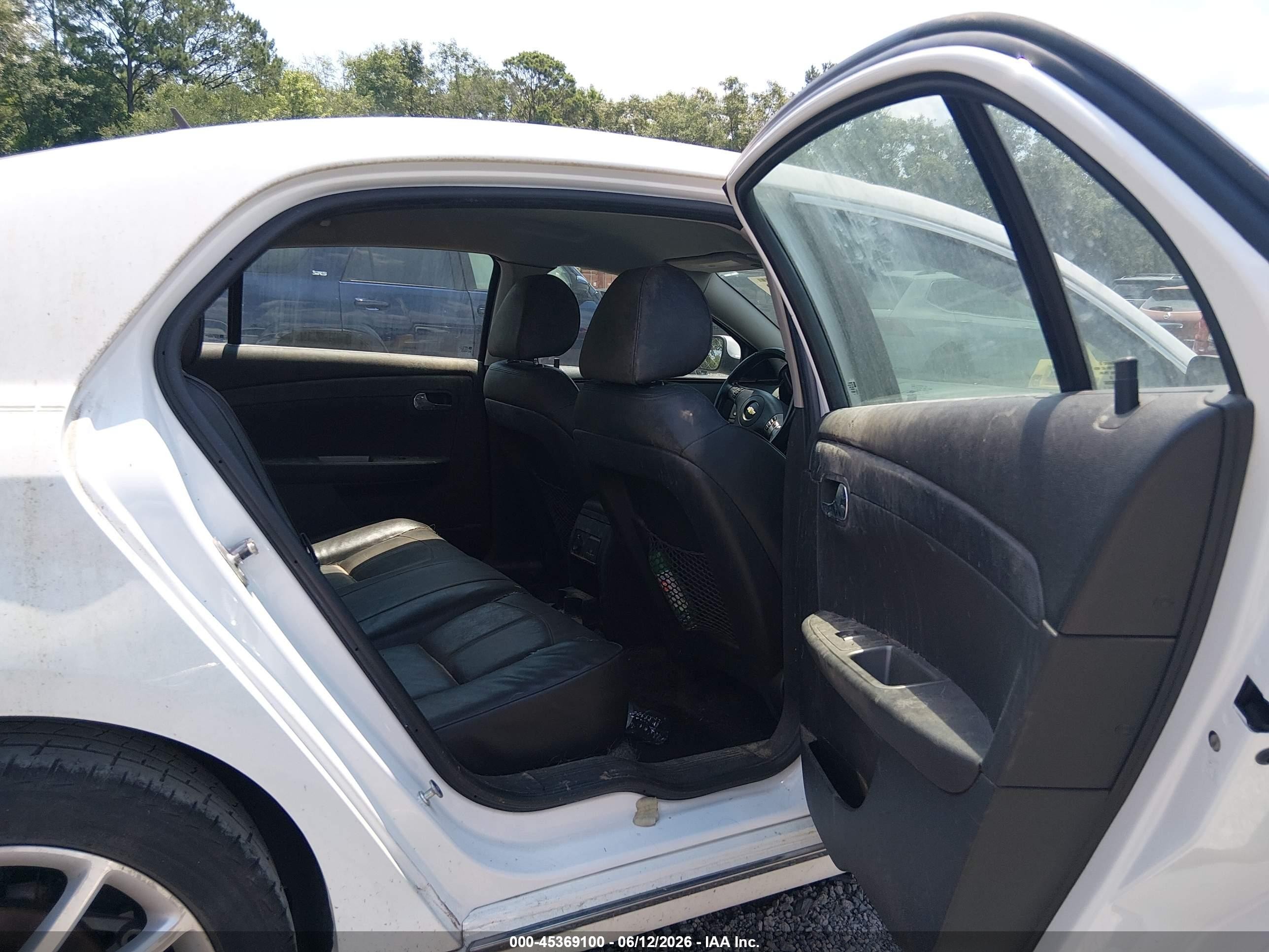 2011 Chevrolet Malibu Ltz White vin: 1G1ZE5EU9BF336014