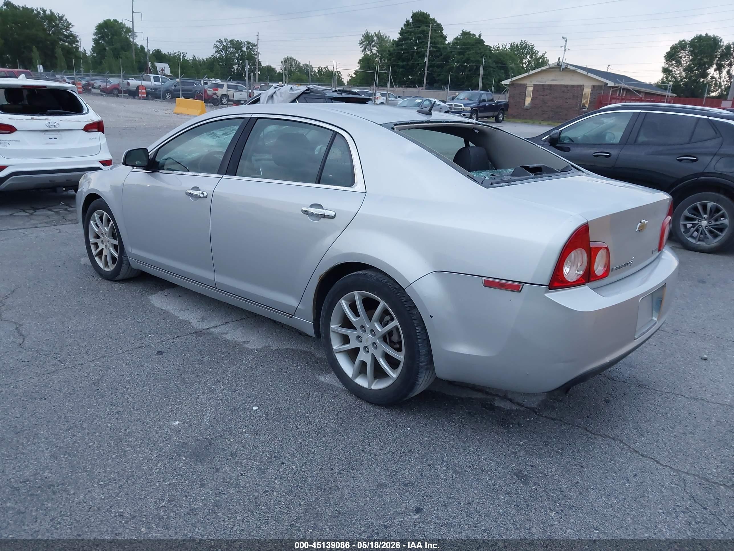 2011 Chevrolet Malibu Ltz Серебряный vin: 1G1ZE5EU9BF396567