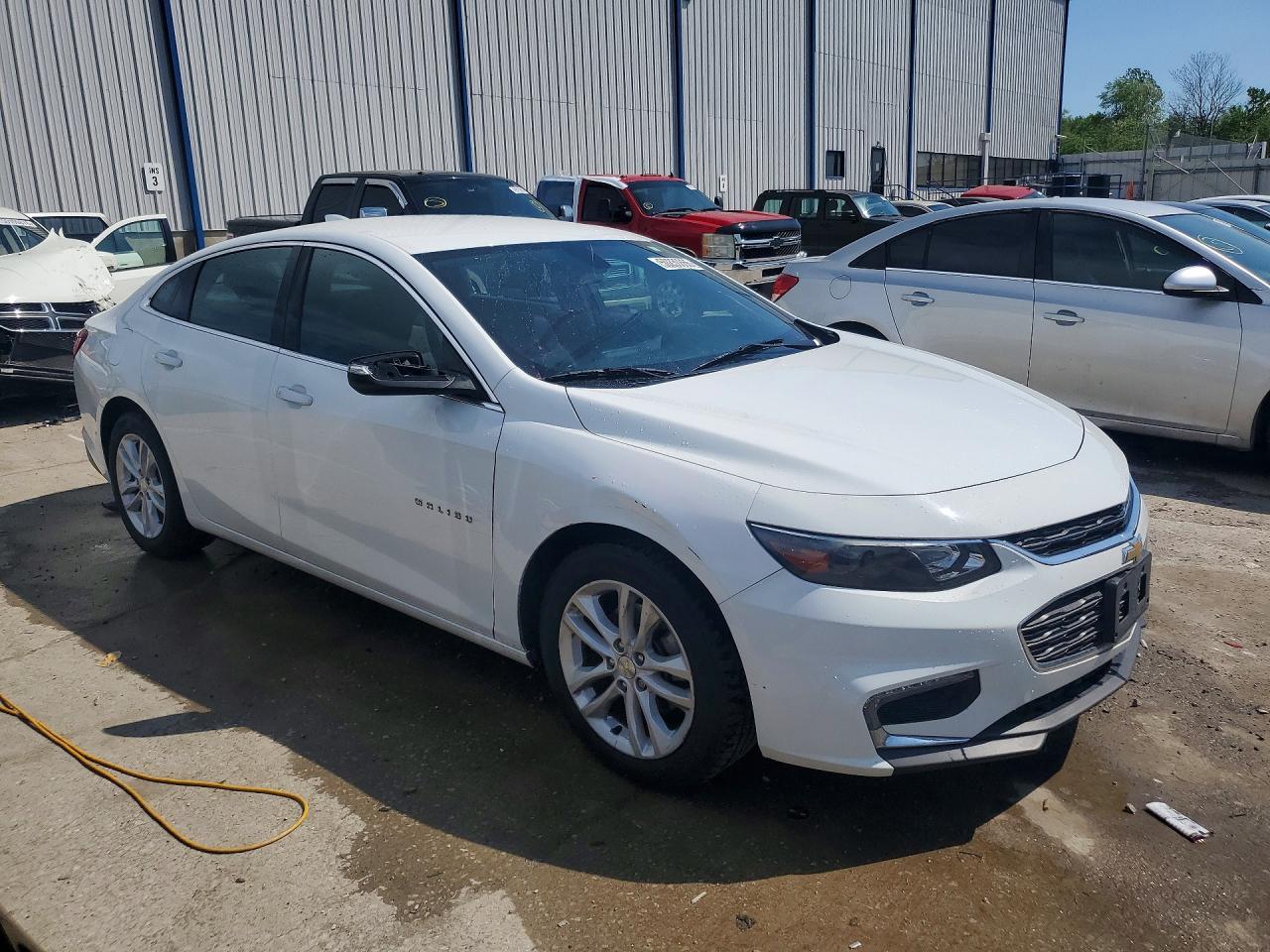 2017 Chevrolet Malibu Lt White vin: 1G1ZE5ST0HF177968