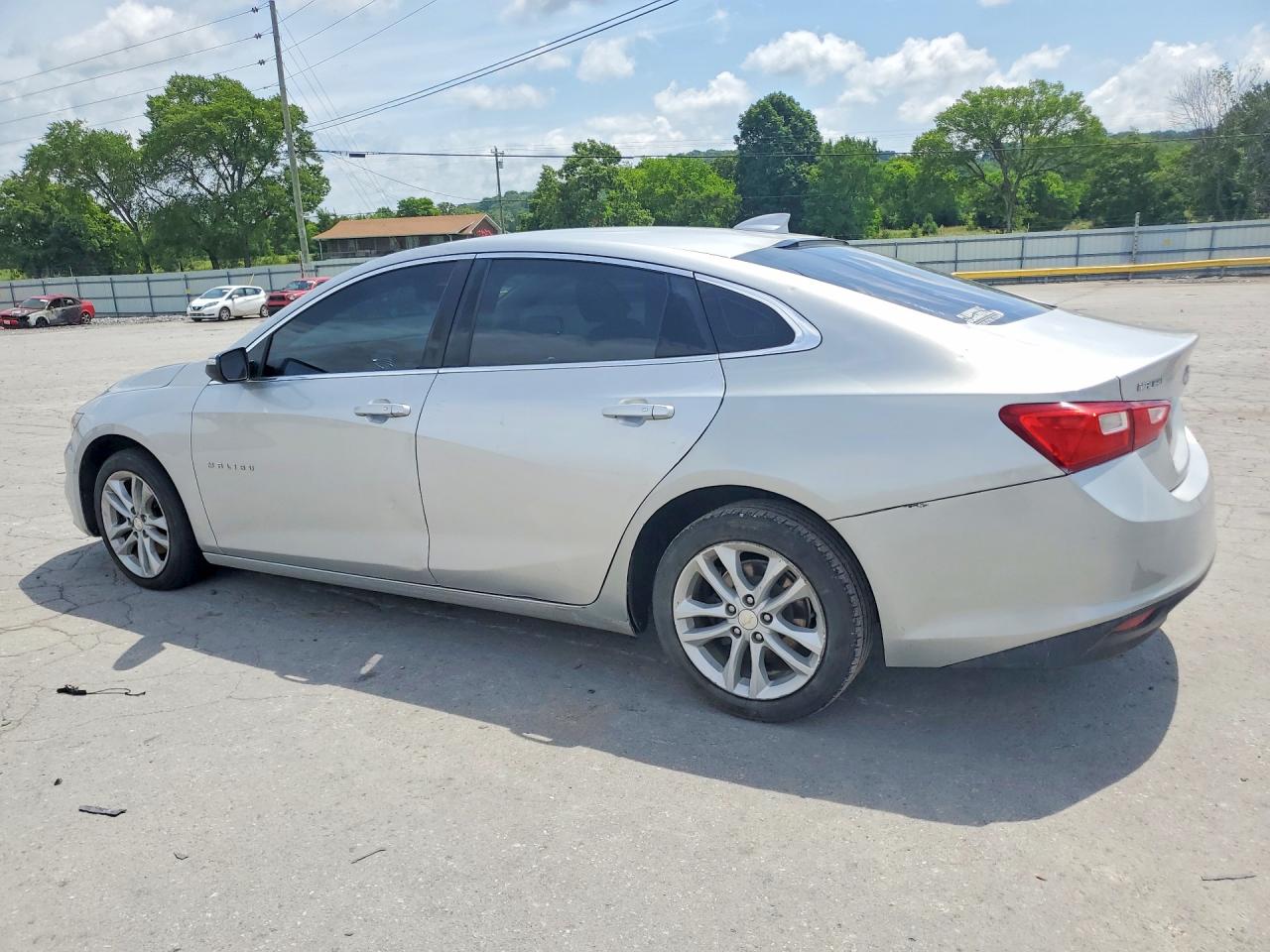 2017 Chevrolet Malibu Lt Silver vin: 1G1ZE5ST0HF183897