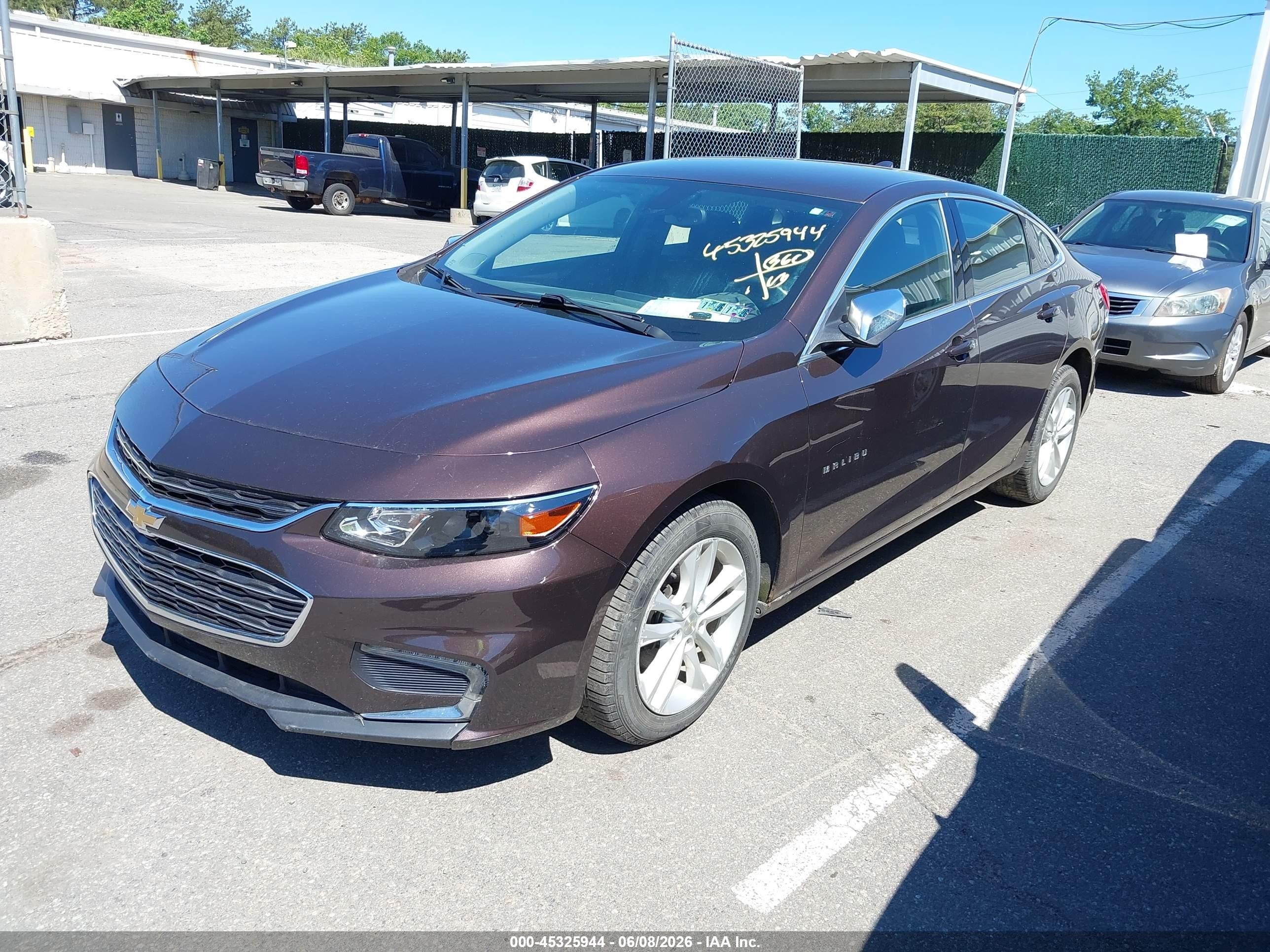 2016 Chevrolet Malibu 1lt Purple vin: 1G1ZE5ST2GF187982