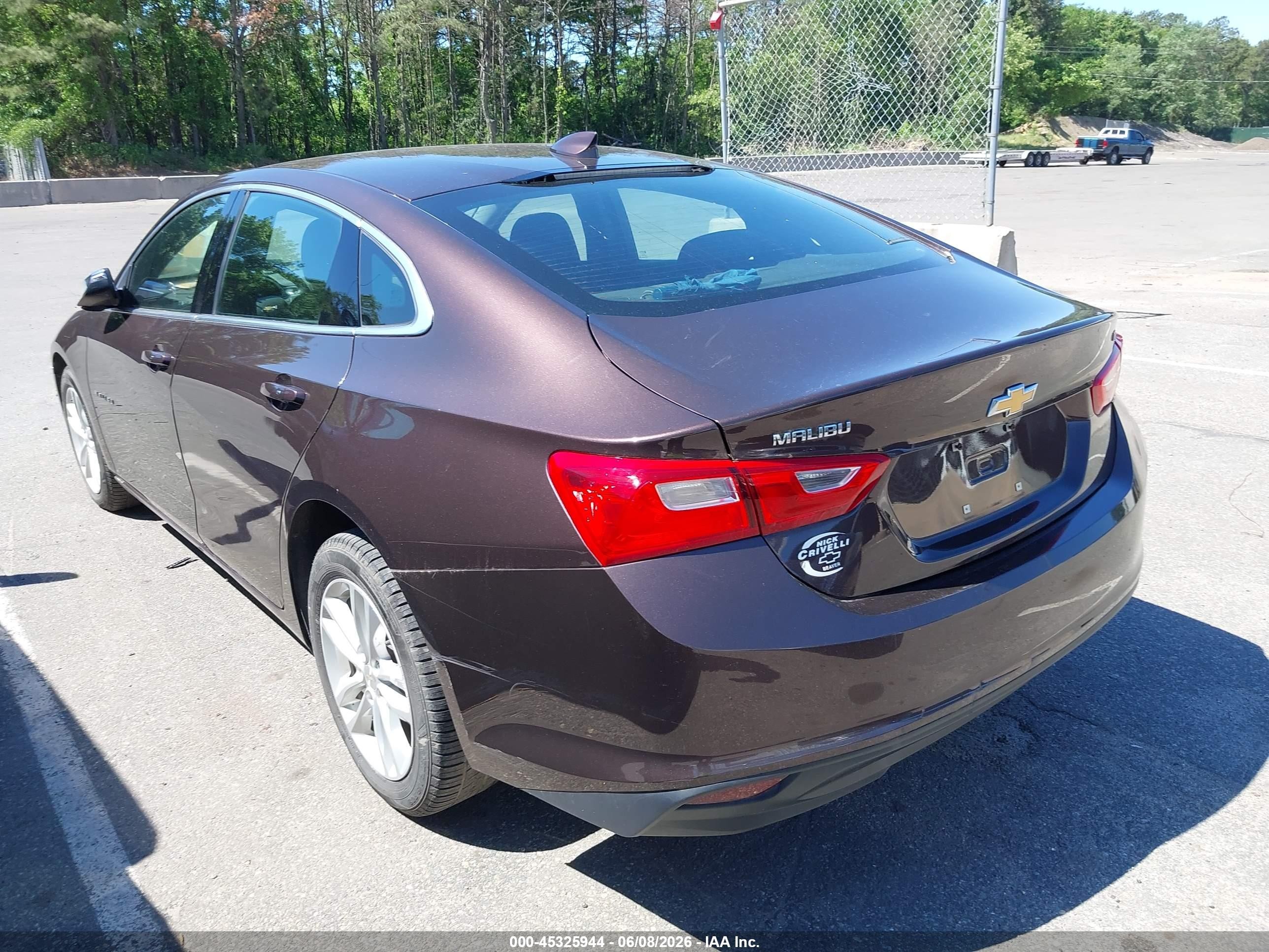 2016 Chevrolet Malibu 1lt Purple vin: 1G1ZE5ST2GF187982