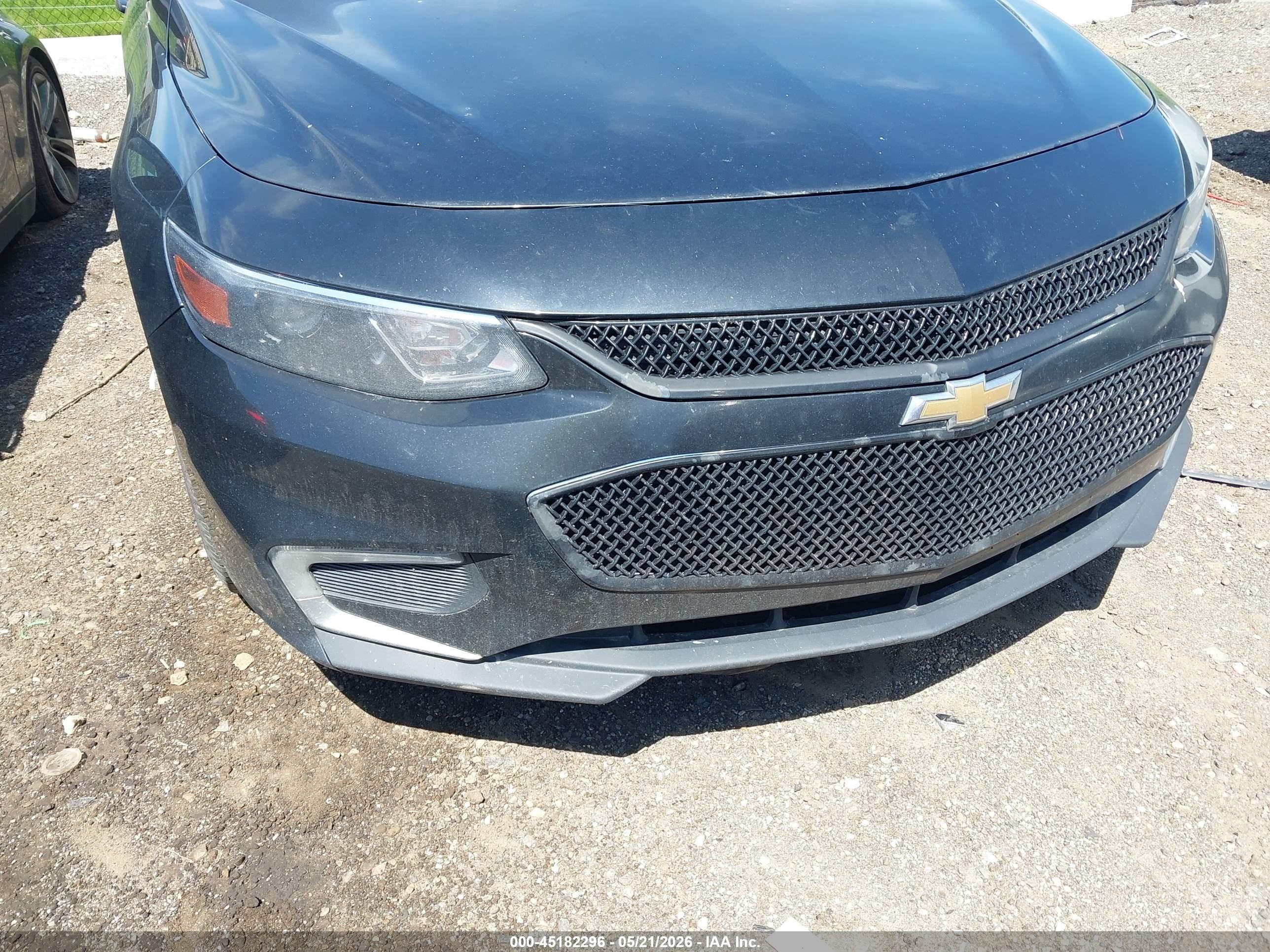 2016 Chevrolet Malibu 1lt Черный vin: 1G1ZE5ST2GF237358