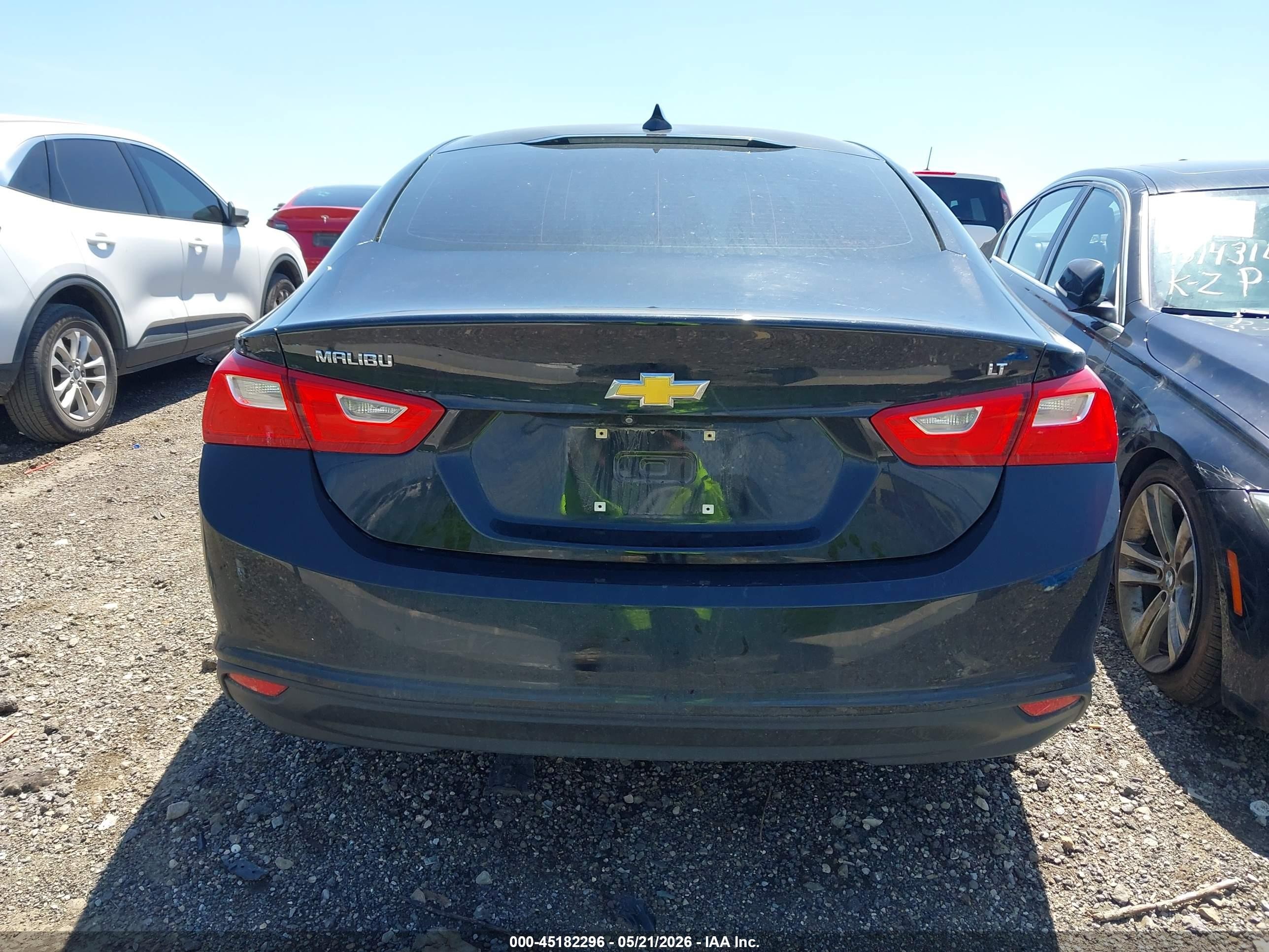 2016 Chevrolet Malibu 1lt Черный vin: 1G1ZE5ST2GF237358