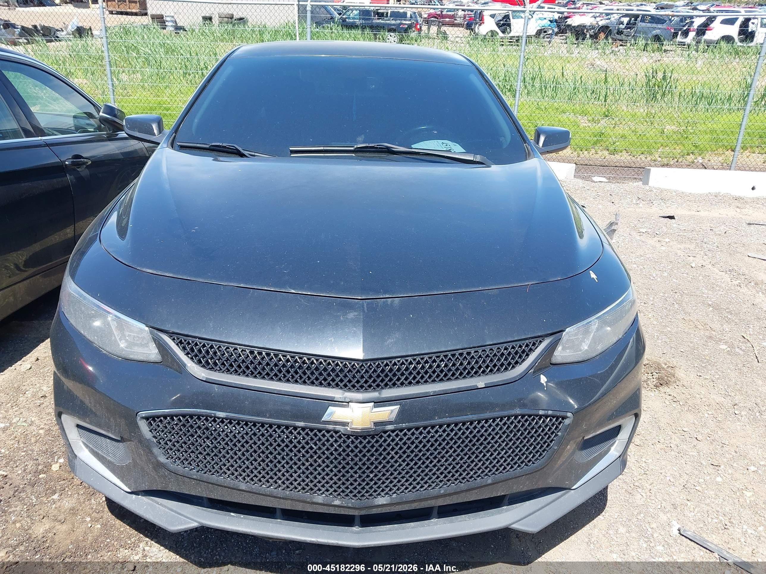 2016 Chevrolet Malibu 1lt Черный vin: 1G1ZE5ST2GF237358