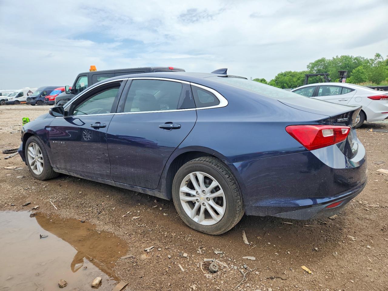 2016 Chevrolet Malibu Lt Синий vin: 1G1ZE5ST2GF343406