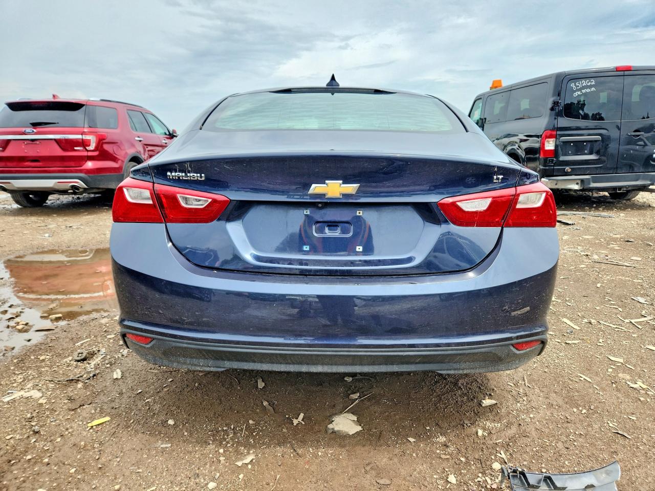 2016 Chevrolet Malibu Lt Синий vin: 1G1ZE5ST2GF343406