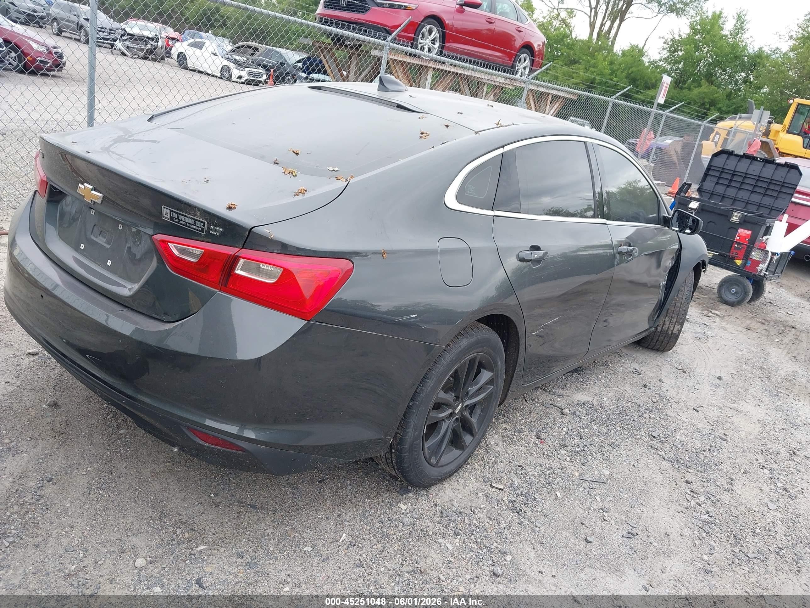 2017 Chevrolet Malibu 1lt Черный vin: 1G1ZE5ST2HF121174