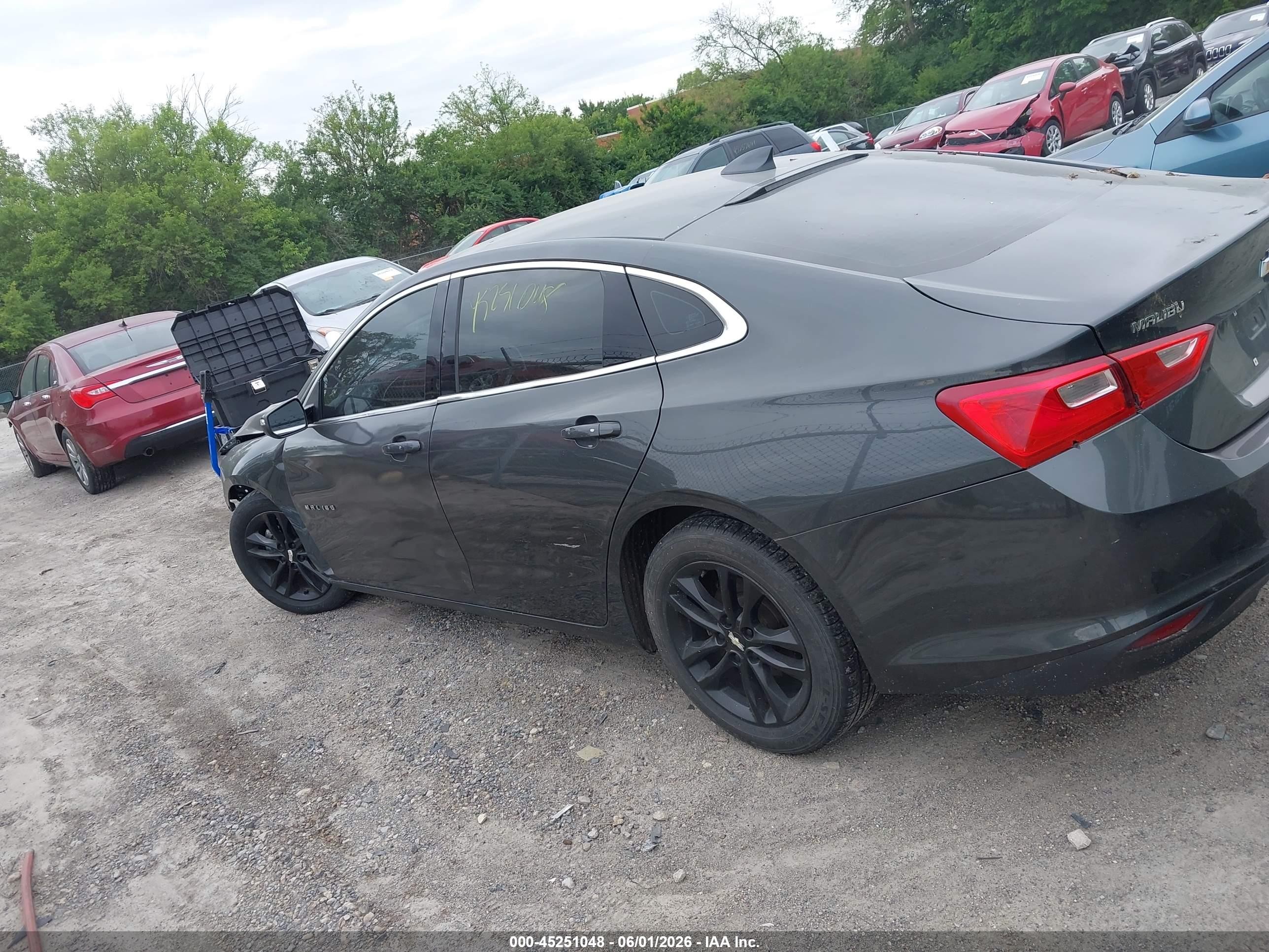 2017 Chevrolet Malibu 1lt Черный vin: 1G1ZE5ST2HF121174