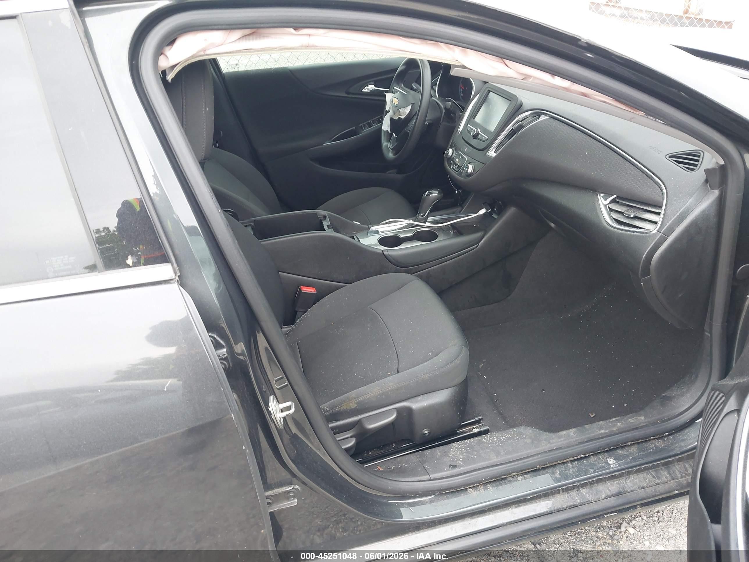 2017 Chevrolet Malibu 1lt Черный vin: 1G1ZE5ST2HF121174