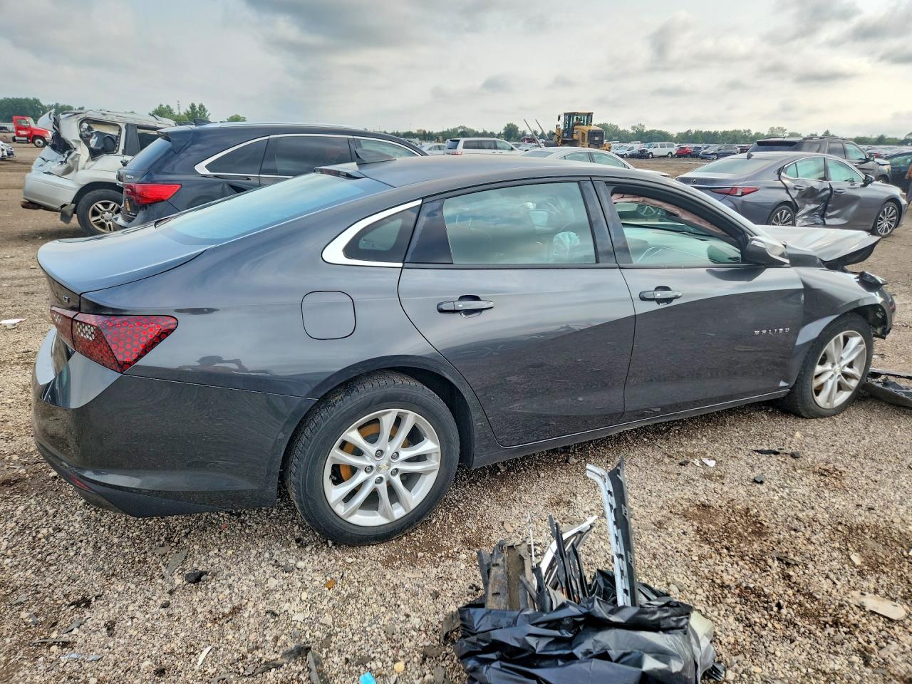 2016 Chevrolet Malibu Lt Charcoal vin: 1G1ZE5ST3GF180913