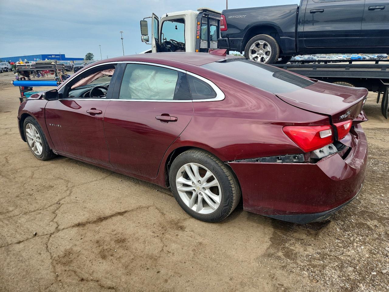 2016 Chevrolet Malibu Lt Burgundy vin: 1G1ZE5ST3GF321303