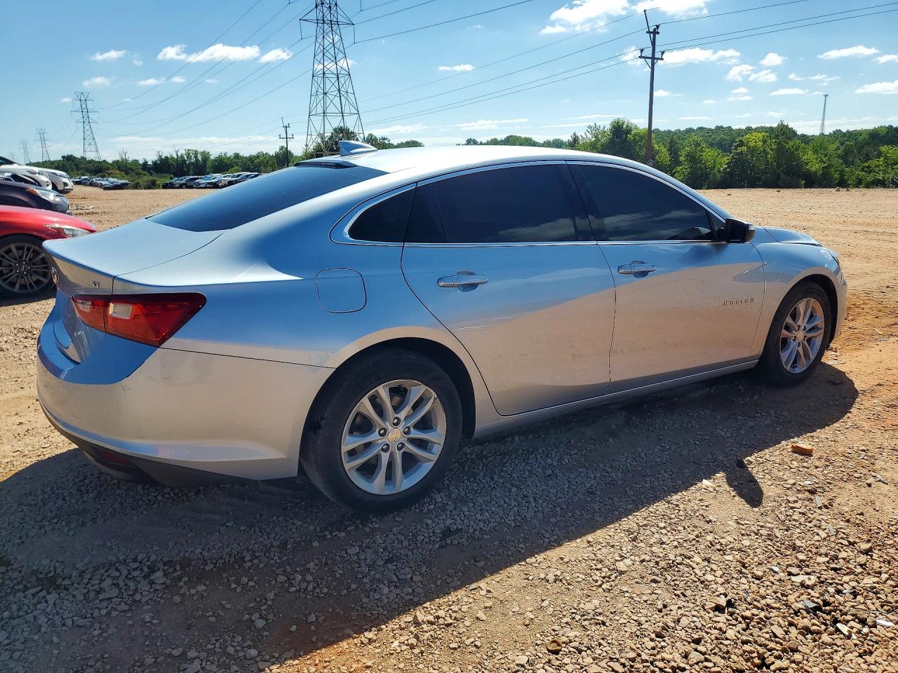 2017 Chevrolet Malibu Lt Синий vin: 1G1ZE5ST3HF176751