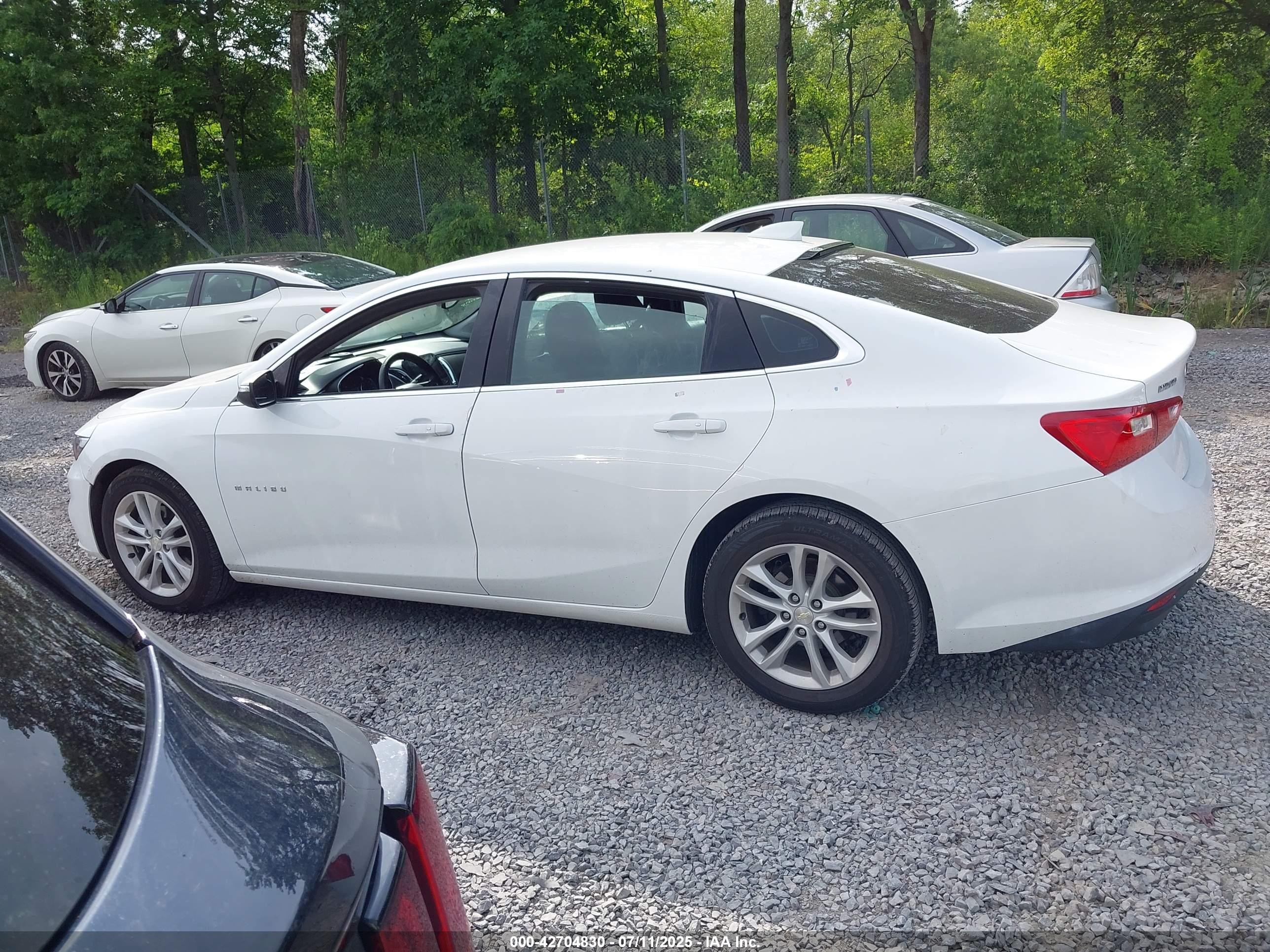 2017 Chevrolet Malibu 1lt White vin: 1G1ZE5ST3HF206525