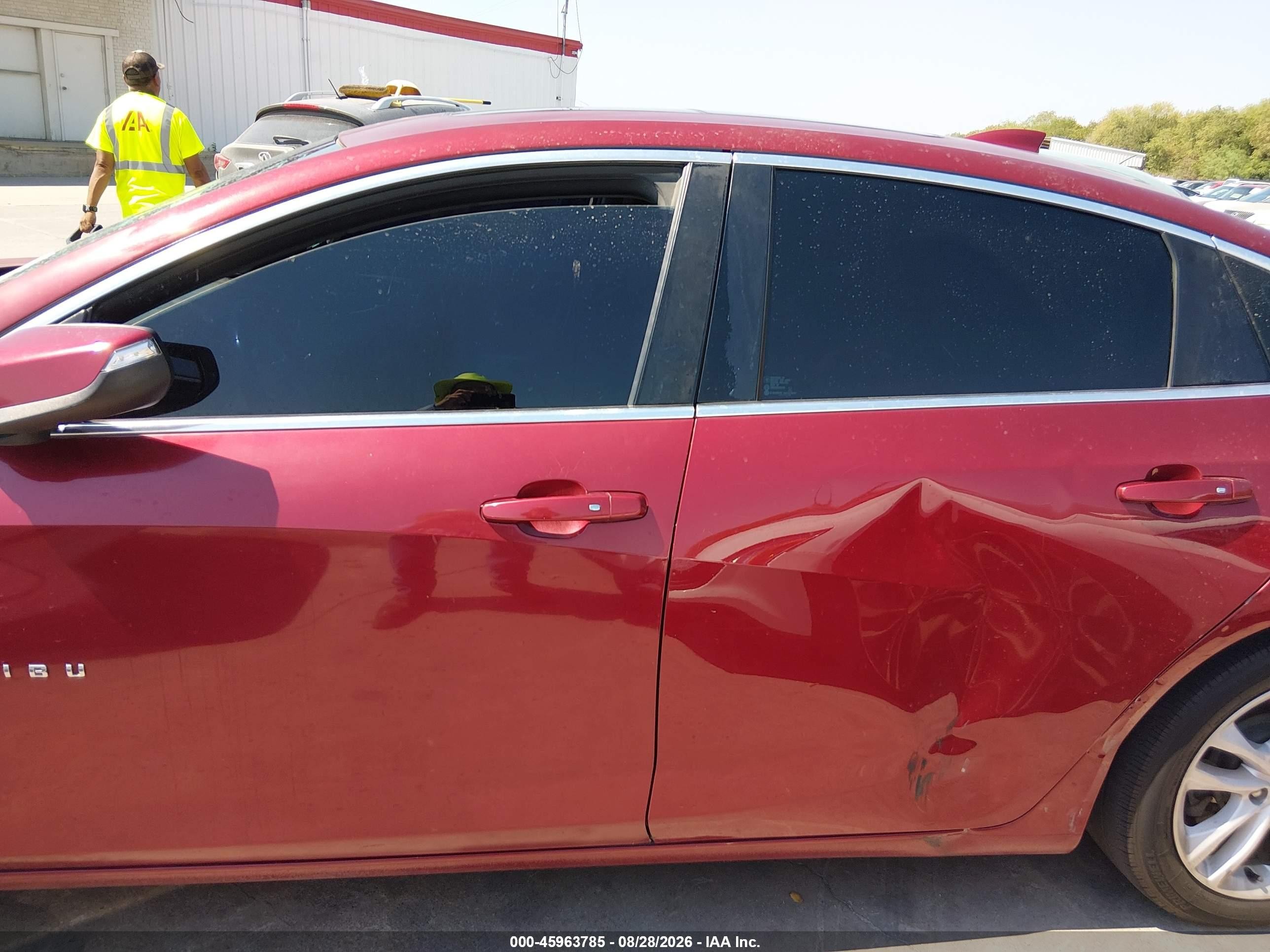 2017 Chevrolet Malibu 1lt Red vin: 1G1ZE5ST3HF222658