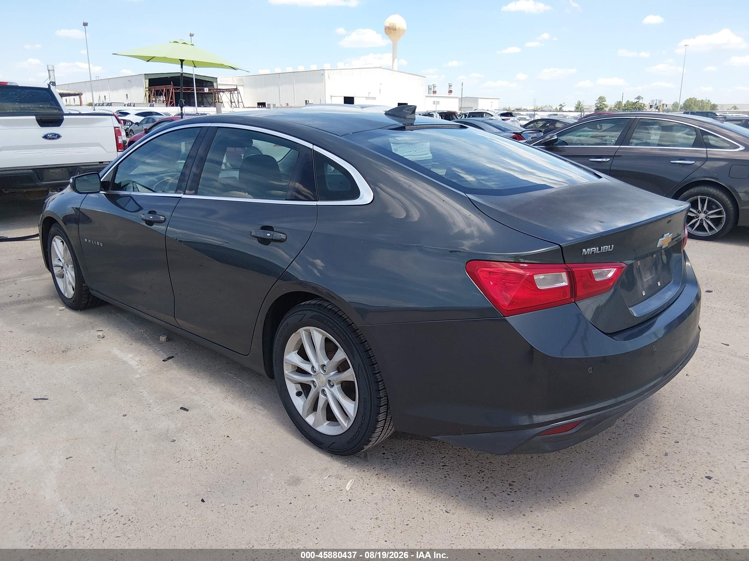 2017 Chevrolet Malibu 1lt Gray vin: 1G1ZE5ST4HF170831