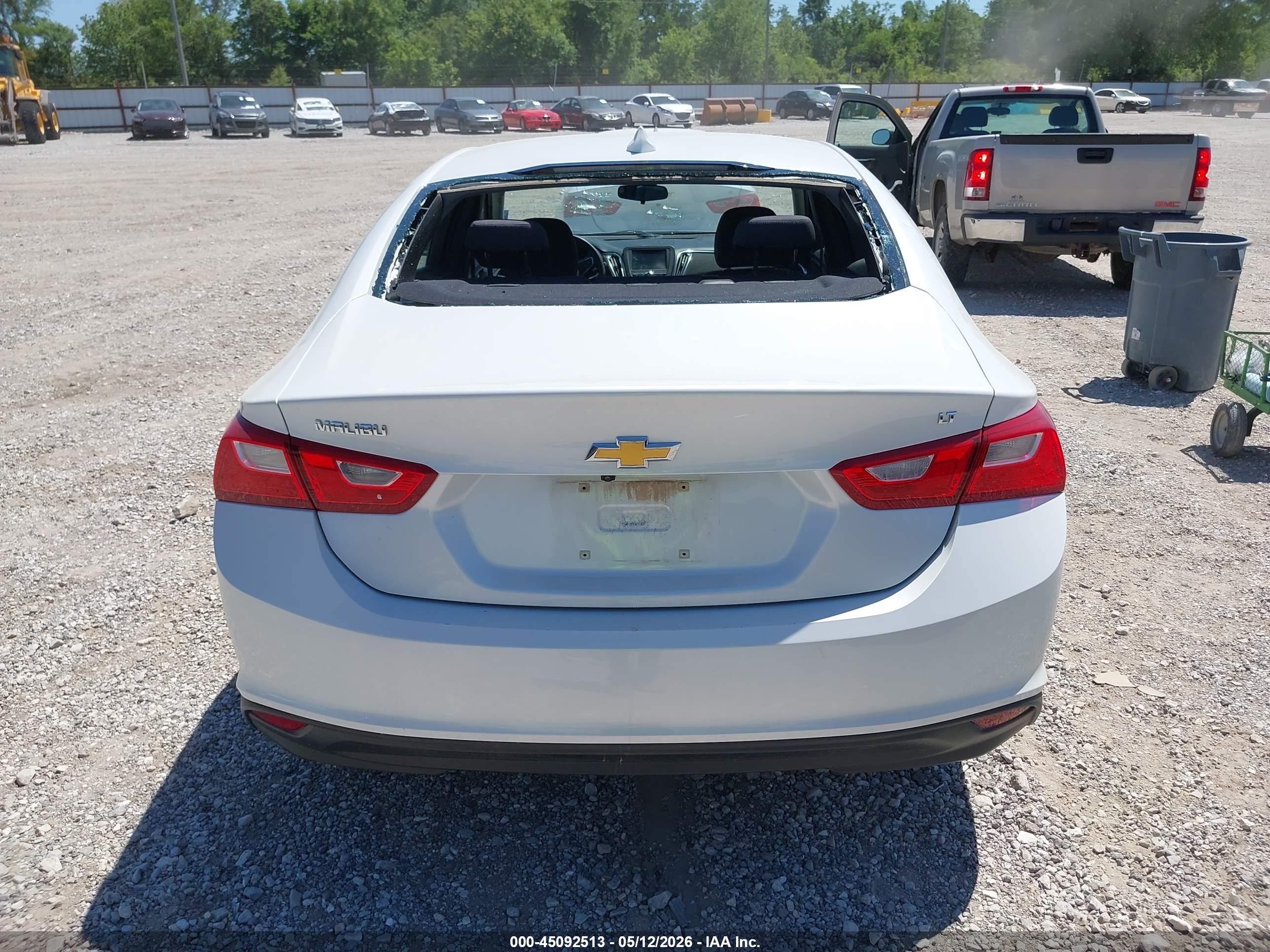 2017 Chevrolet Malibu 1lt White vin: 1G1ZE5ST4HF206842