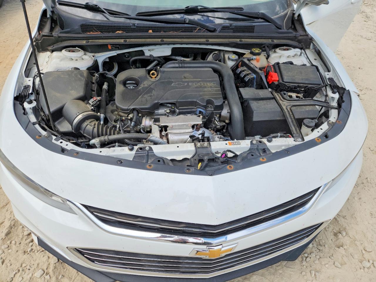 2017 Chevrolet Malibu Lt Белый vin: 1G1ZE5ST4HF283579