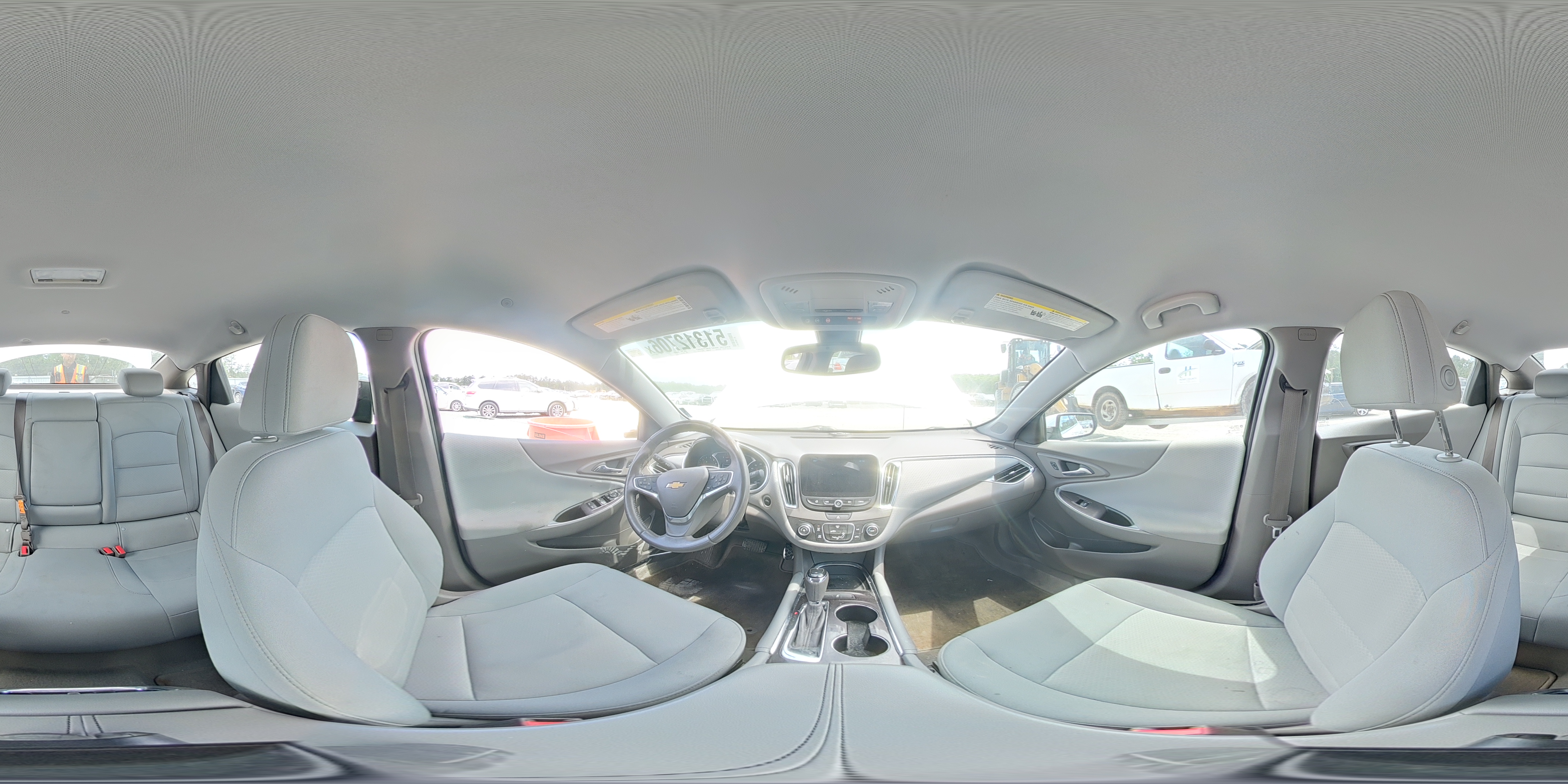 2017 Chevrolet Malibu Lt Белый vin: 1G1ZE5ST4HF283579