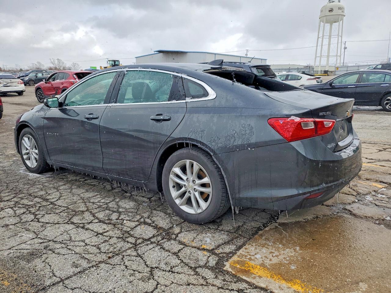 2016 Chevrolet Malibu Lt Серый vin: 1G1ZE5ST5GF251206