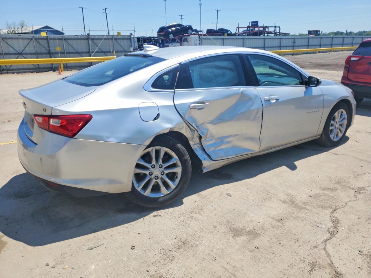 2017 Chevrolet Malibu Lt Silver vin: 1G1ZE5ST5HF131598