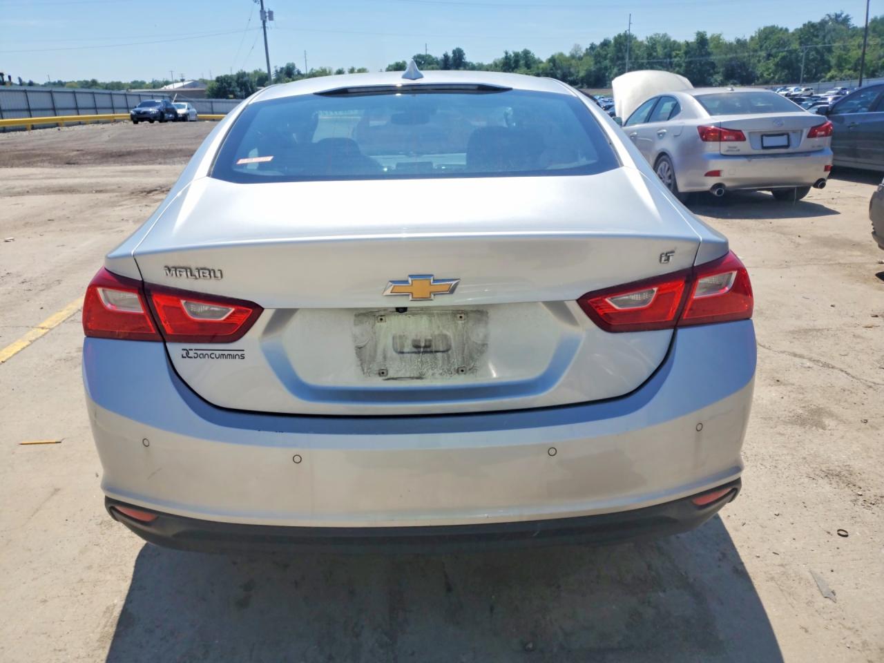 2017 Chevrolet Malibu Lt Silver vin: 1G1ZE5ST5HF131598