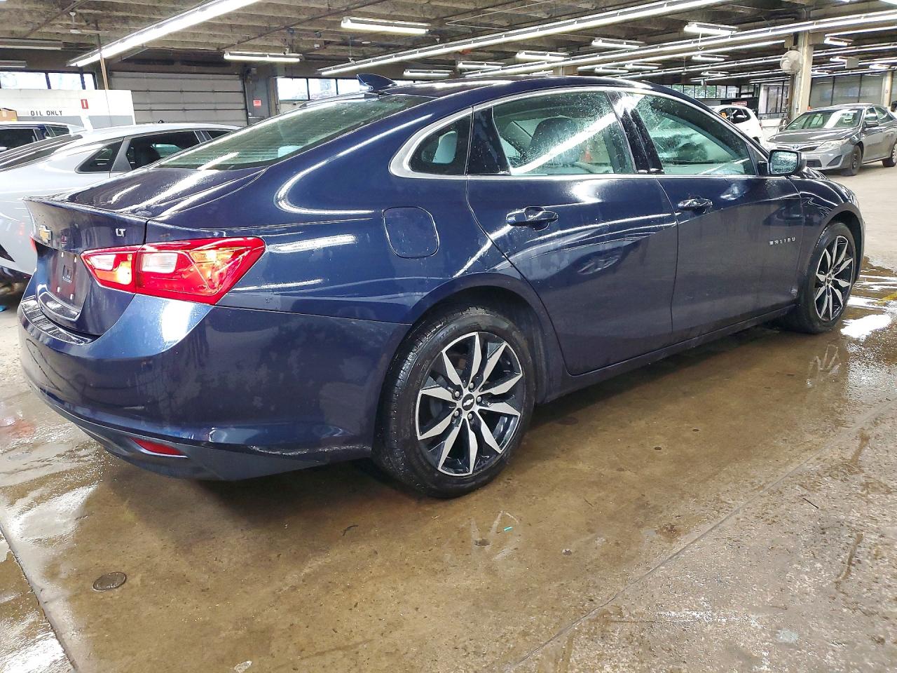 2017 Chevrolet Malibu Lt Синий vin: 1G1ZE5ST5HF287320