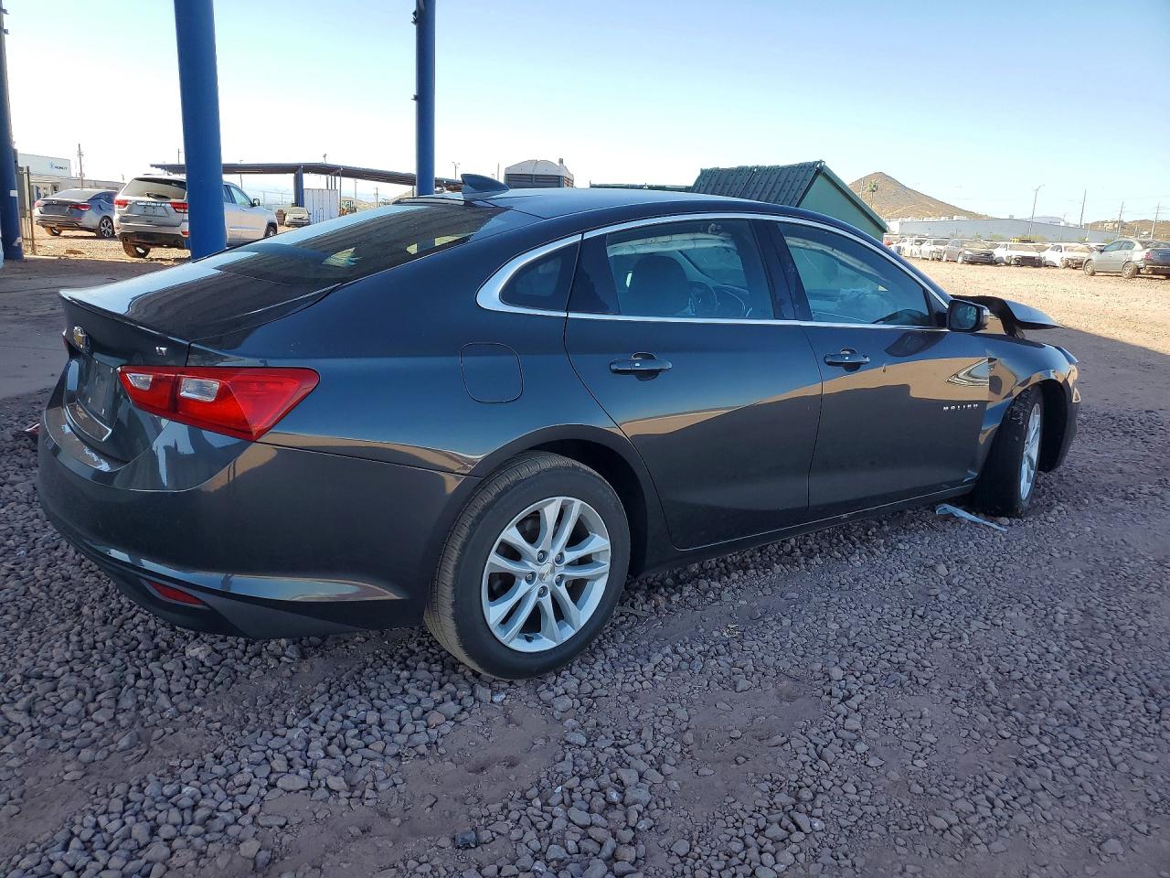 2016 Chevrolet Malibu Lt Gray vin: 1G1ZE5ST6GF316645