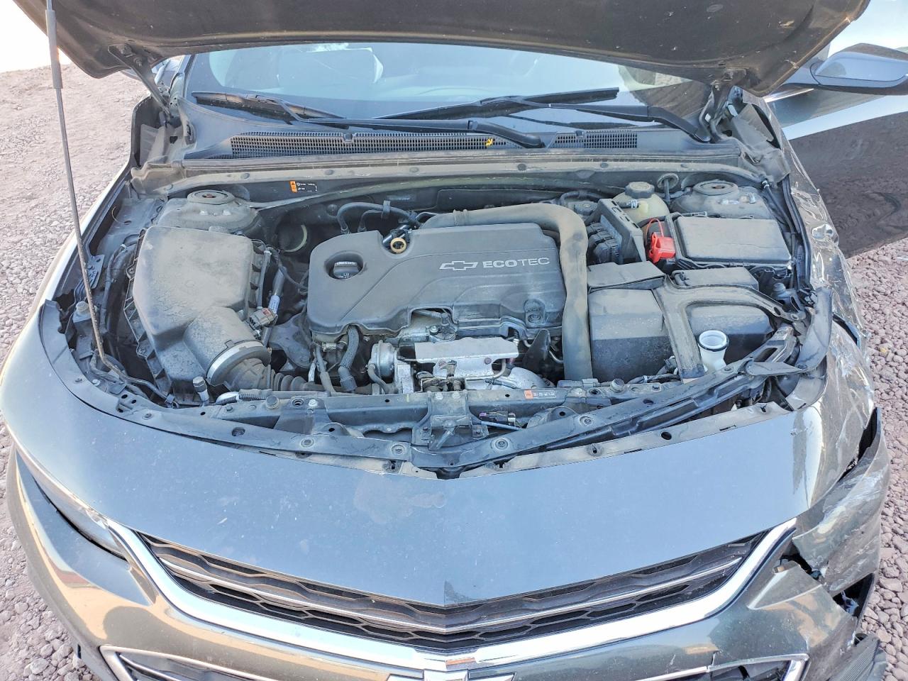 2016 Chevrolet Malibu Lt Gray vin: 1G1ZE5ST6GF316645