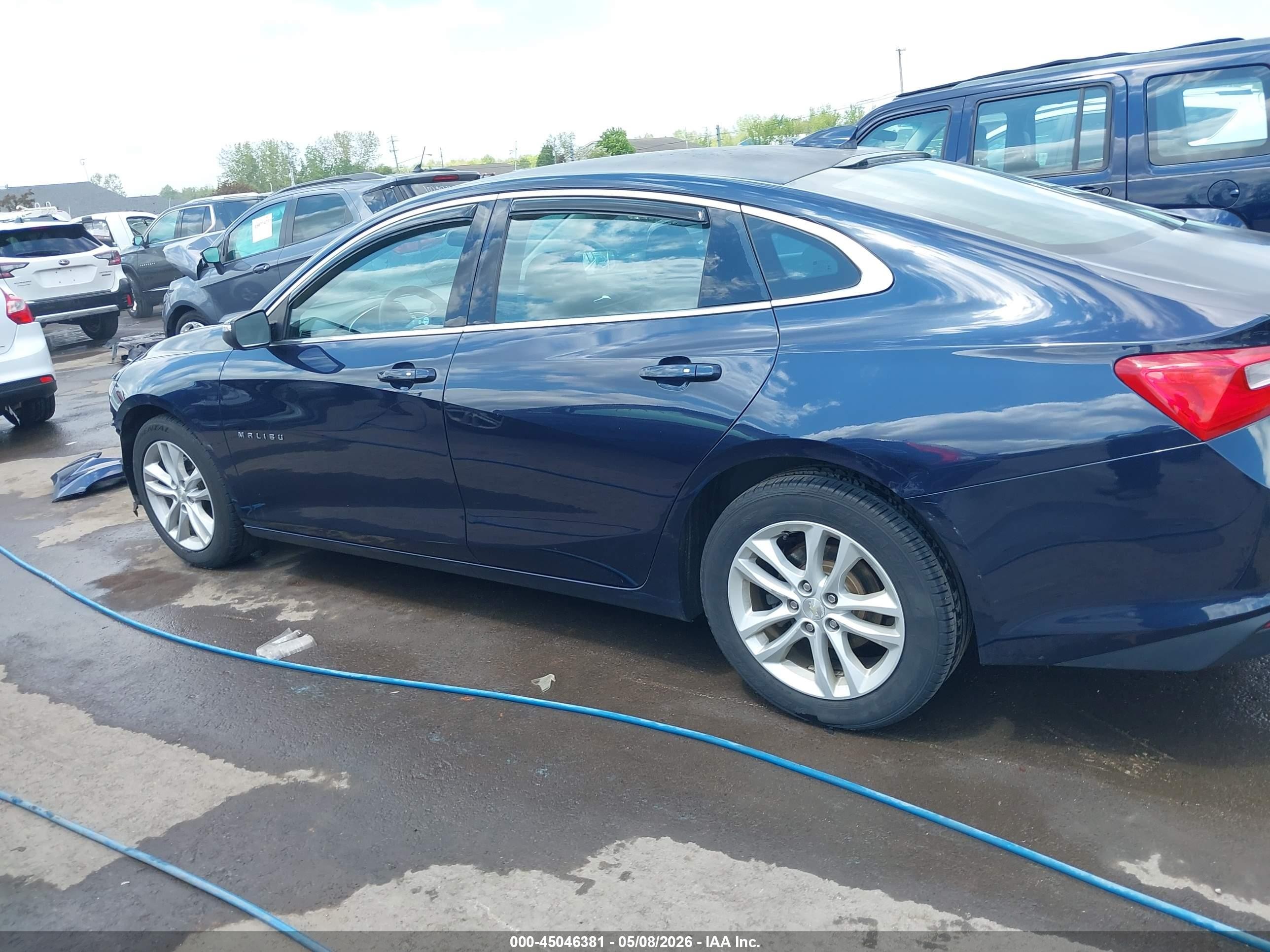 2016 Chevrolet Malibu 1lt Blue vin: 1G1ZE5ST7GF208700