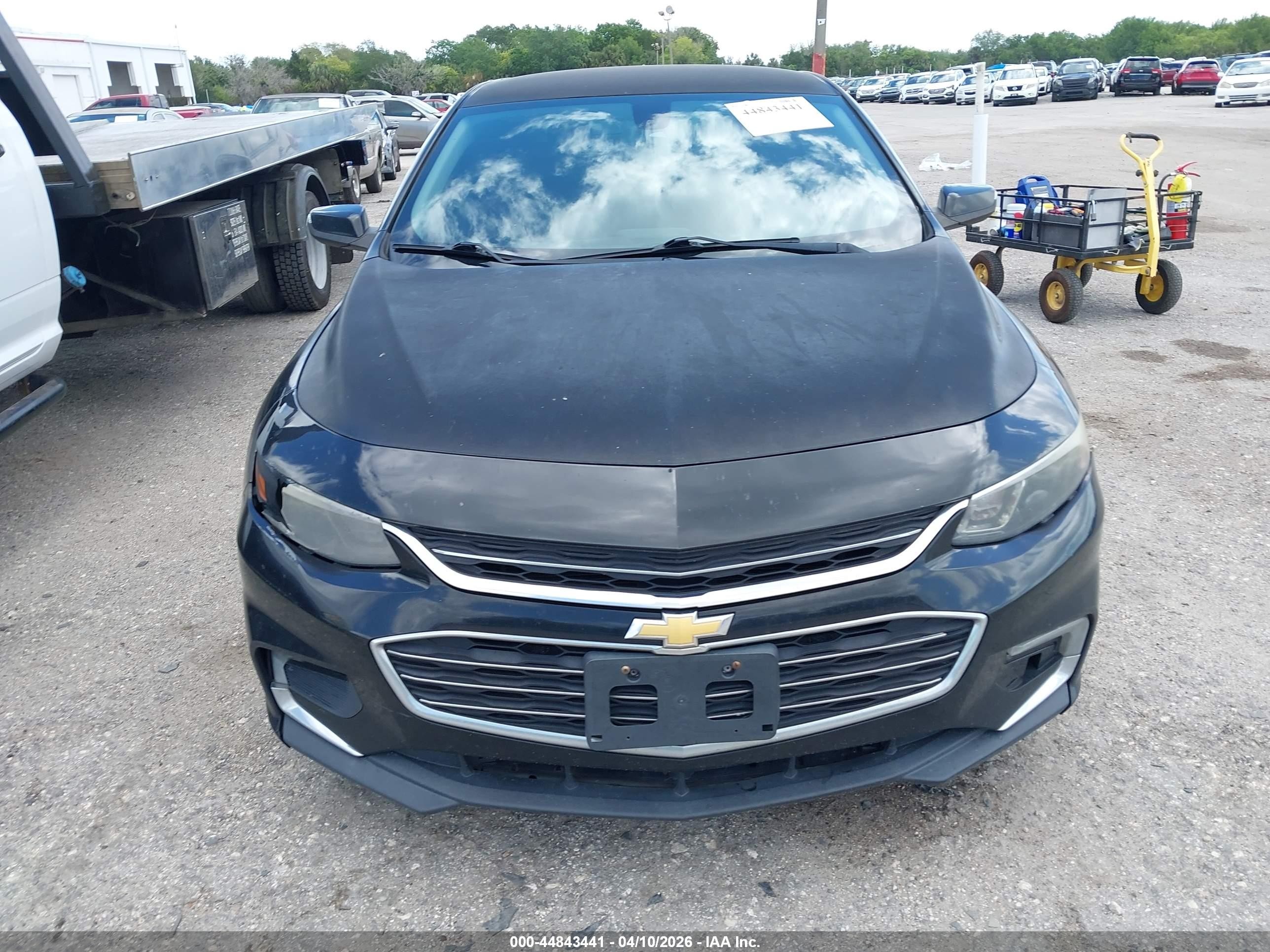 2016 Chevrolet Malibu 1lt Черный vin: 1G1ZE5ST7GF304648
