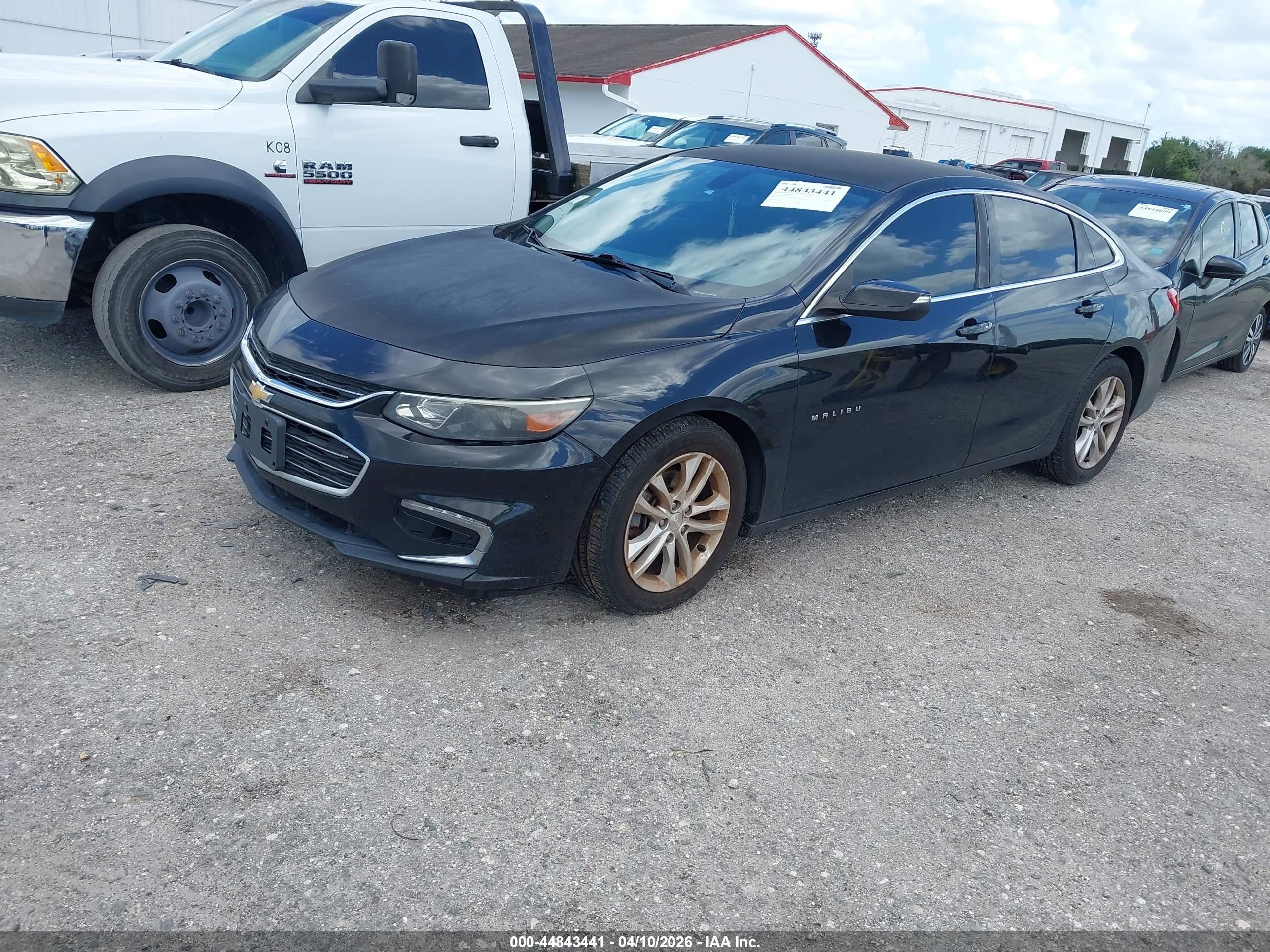2016 Chevrolet Malibu 1lt Черный vin: 1G1ZE5ST7GF304648