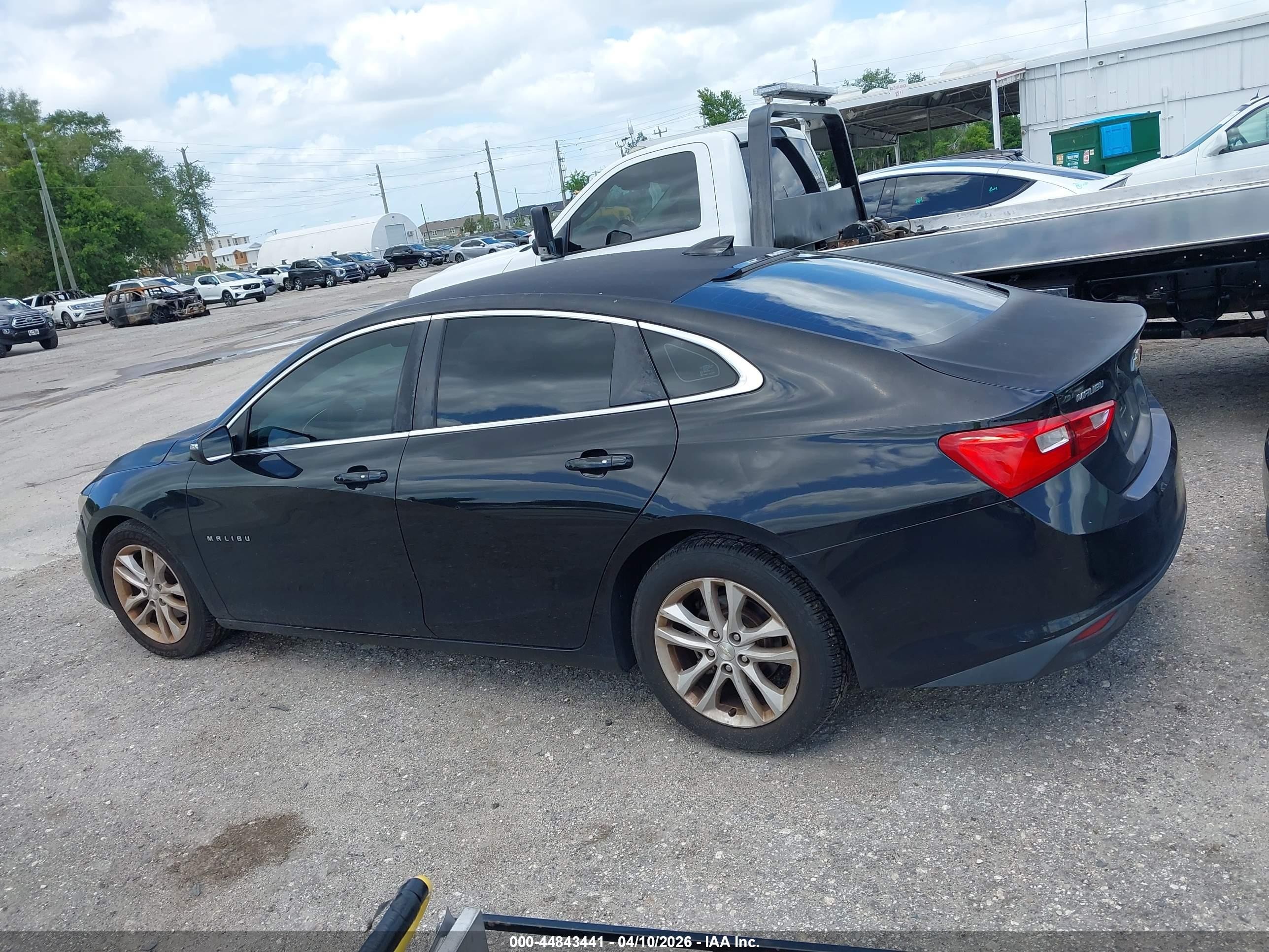2016 Chevrolet Malibu 1lt Черный vin: 1G1ZE5ST7GF304648