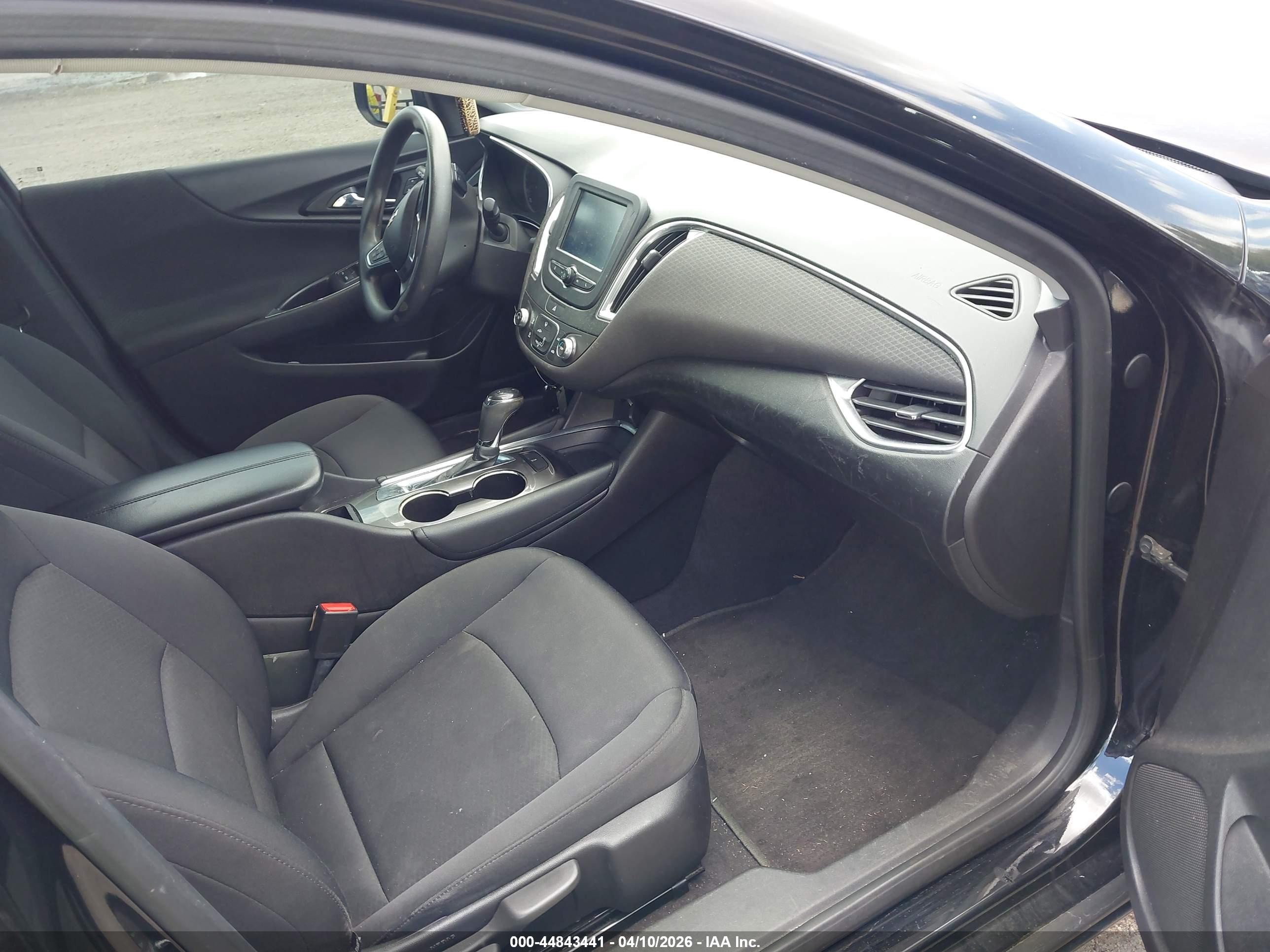 2016 Chevrolet Malibu 1lt Черный vin: 1G1ZE5ST7GF304648