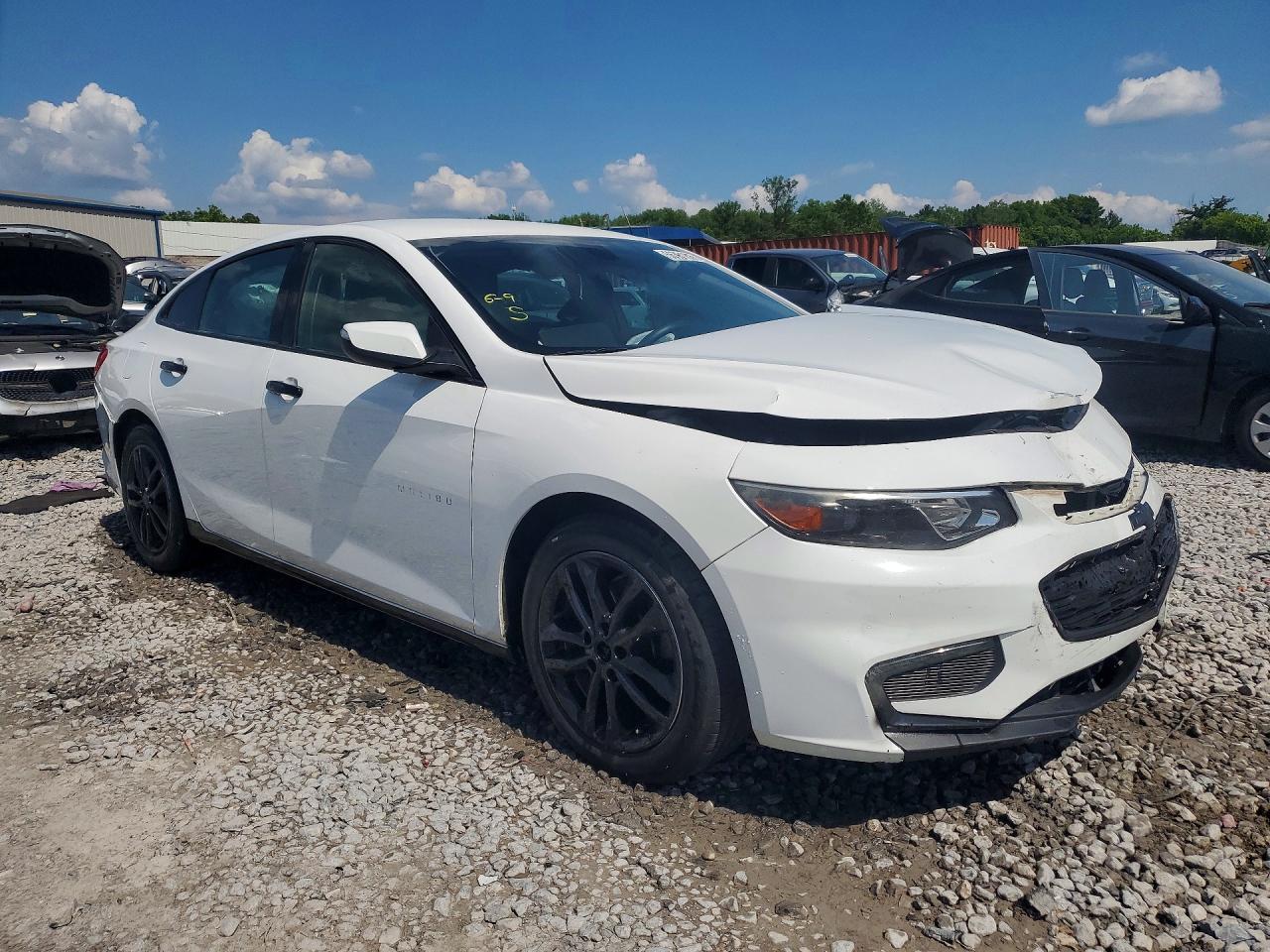 2016 Chevrolet Malibu Lt White vin: 1G1ZE5ST8GF209984