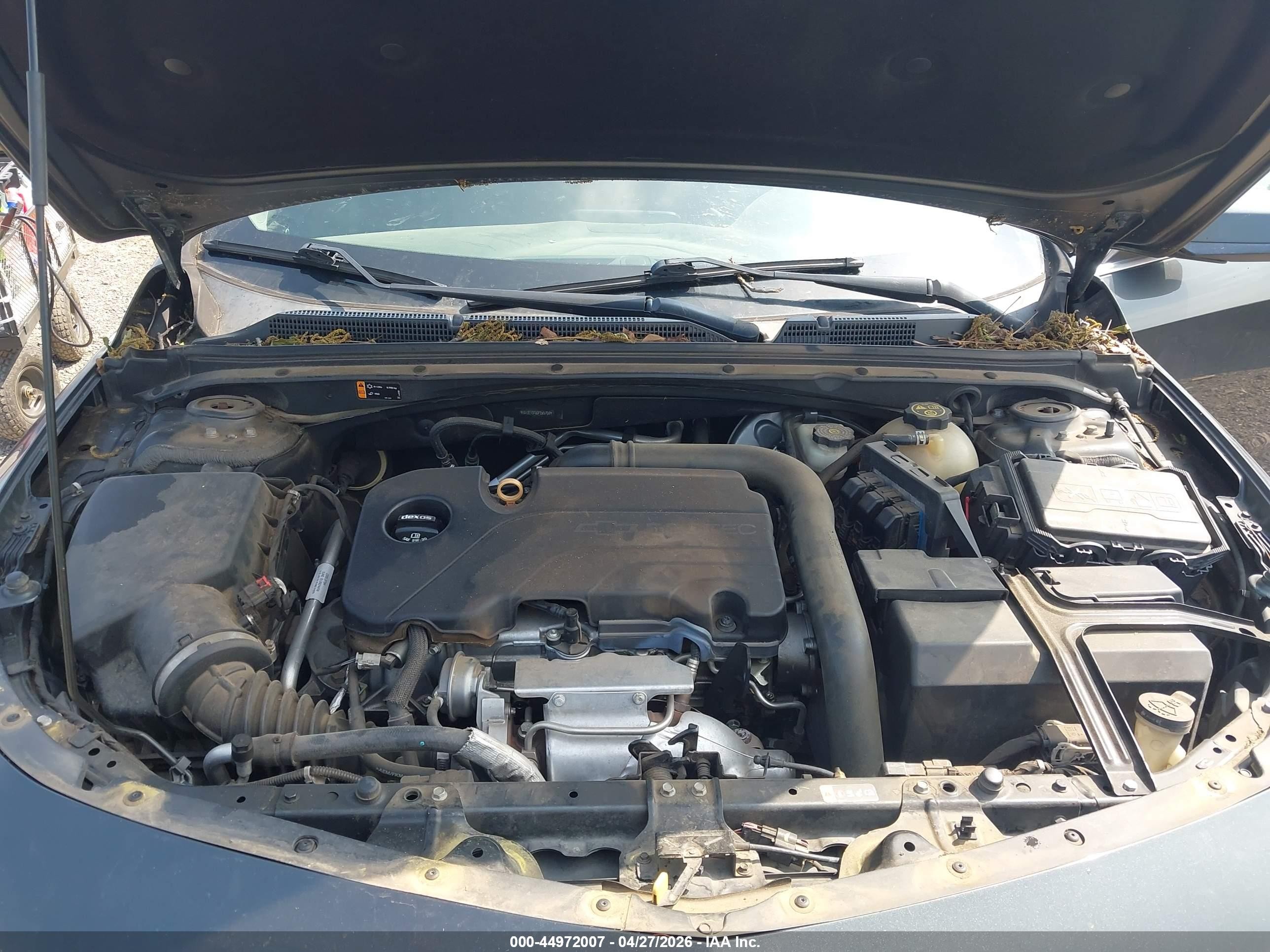 2016 Chevrolet Malibu 1lt Серый vin: 1G1ZE5ST8GF263706
