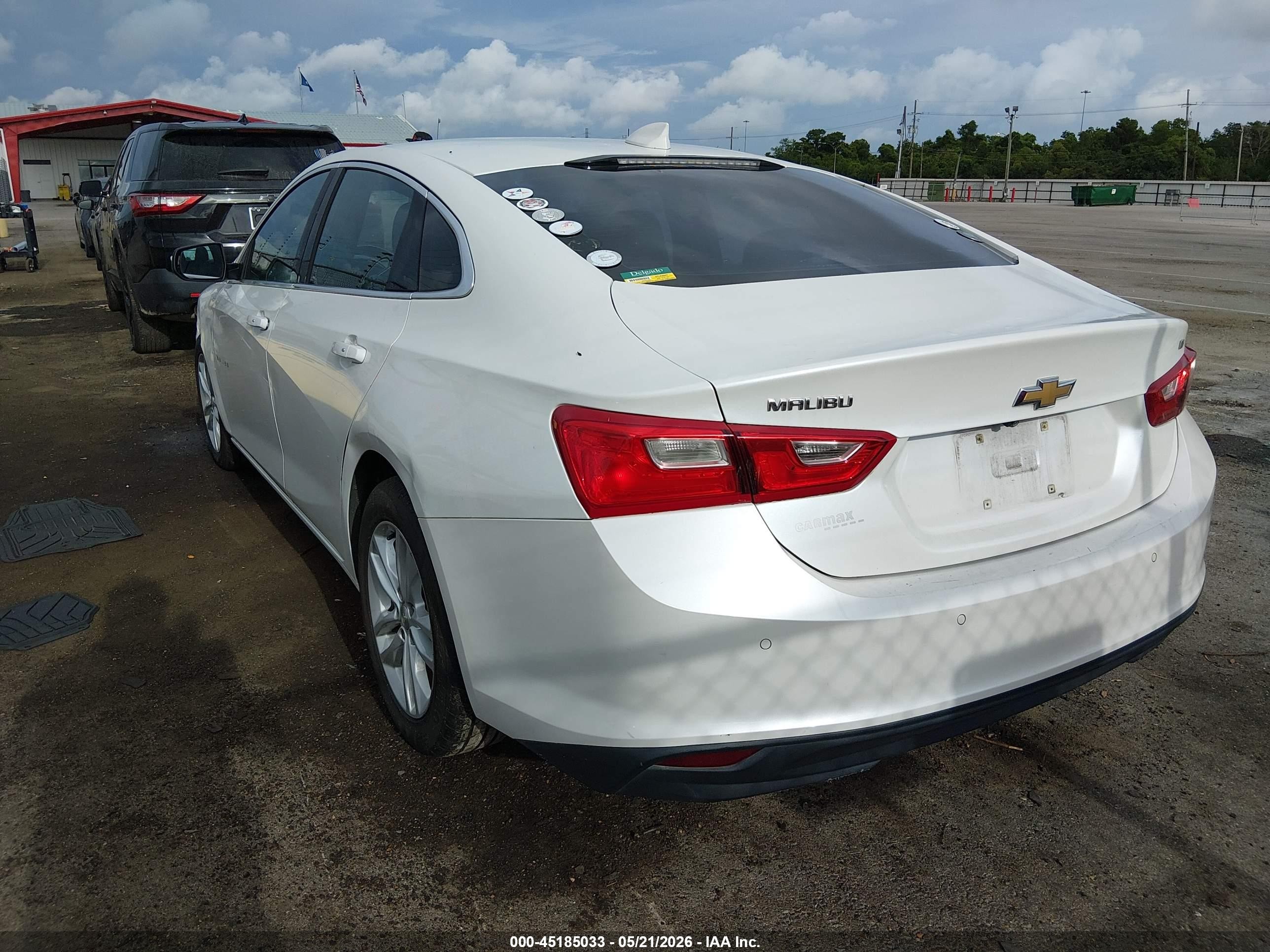 2016 Chevrolet Malibu 1lt White vin: 1G1ZE5ST9GF324027