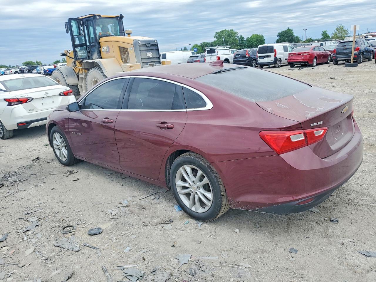 2016 Chevrolet Malibu Lt Burgundy vin: 1G1ZE5STXGF202728