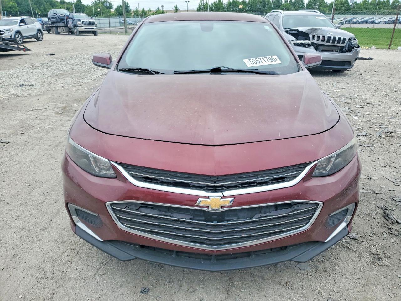 2016 Chevrolet Malibu Lt Burgundy vin: 1G1ZE5STXGF202728