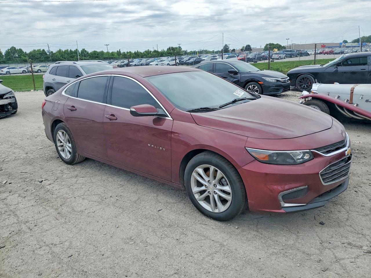 2016 Chevrolet Malibu Lt Burgundy vin: 1G1ZE5STXGF202728