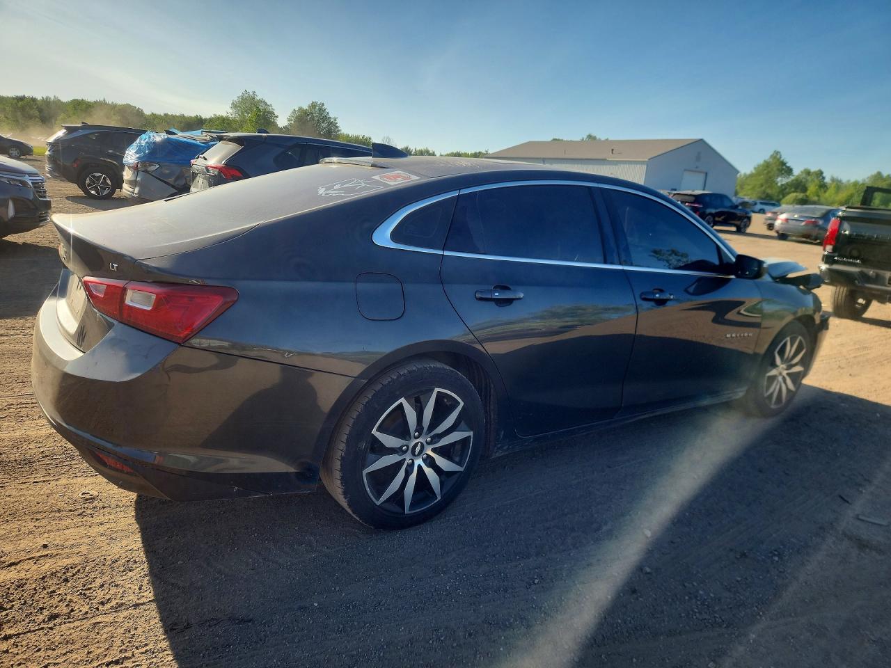2016 Chevrolet Malibu Lt Серый vin: 1G1ZE5STXGF322397