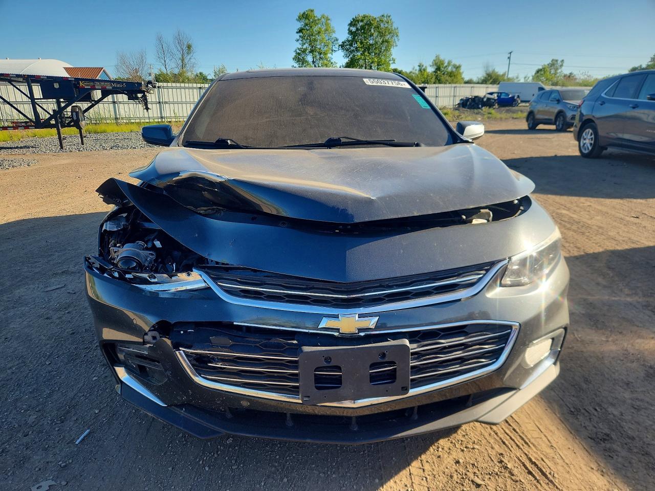 2016 Chevrolet Malibu Lt Серый vin: 1G1ZE5STXGF322397
