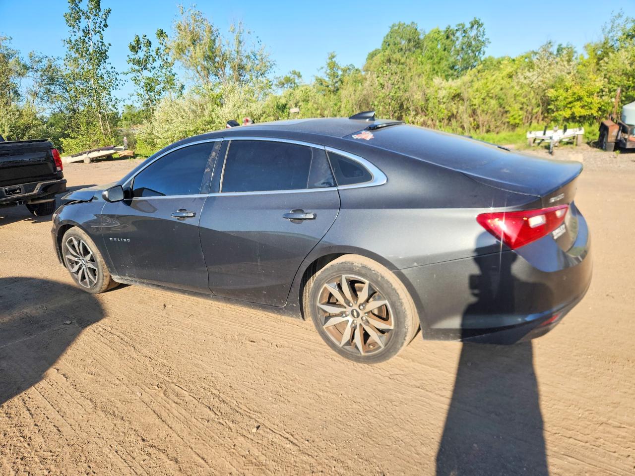 2016 Chevrolet Malibu Lt Серый vin: 1G1ZE5STXGF322397