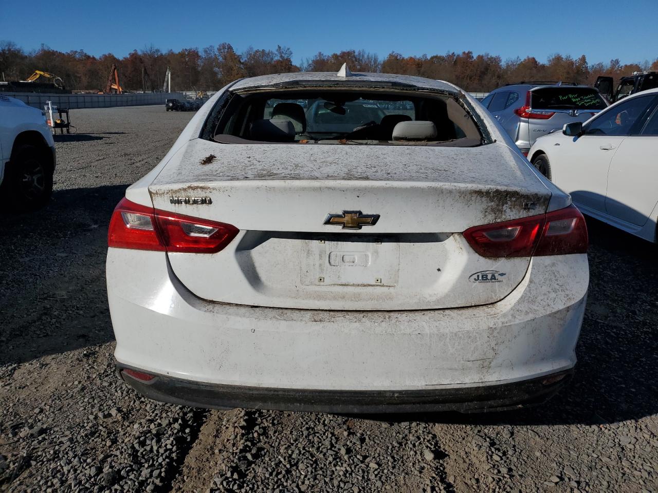 2015 Chevrolet Malibu White vin: 1G1ZE5STXGF338776