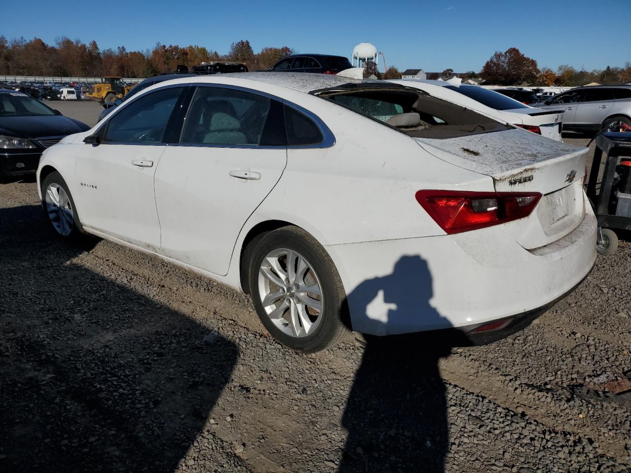 2015 Chevrolet Malibu White vin: 1G1ZE5STXGF338776