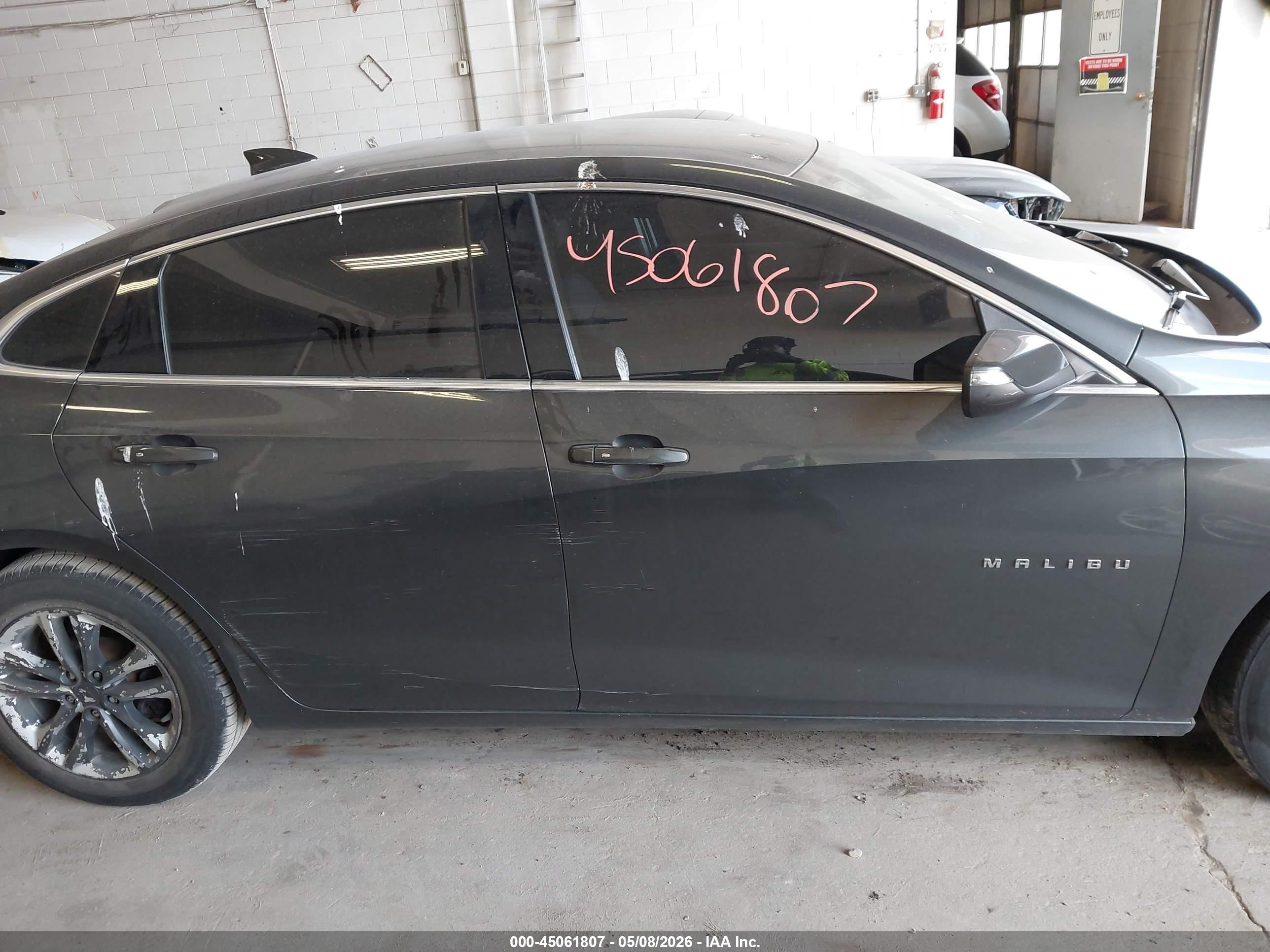2017 Chevrolet Malibu 1lt Серый vin: 1G1ZE5STXHF216582