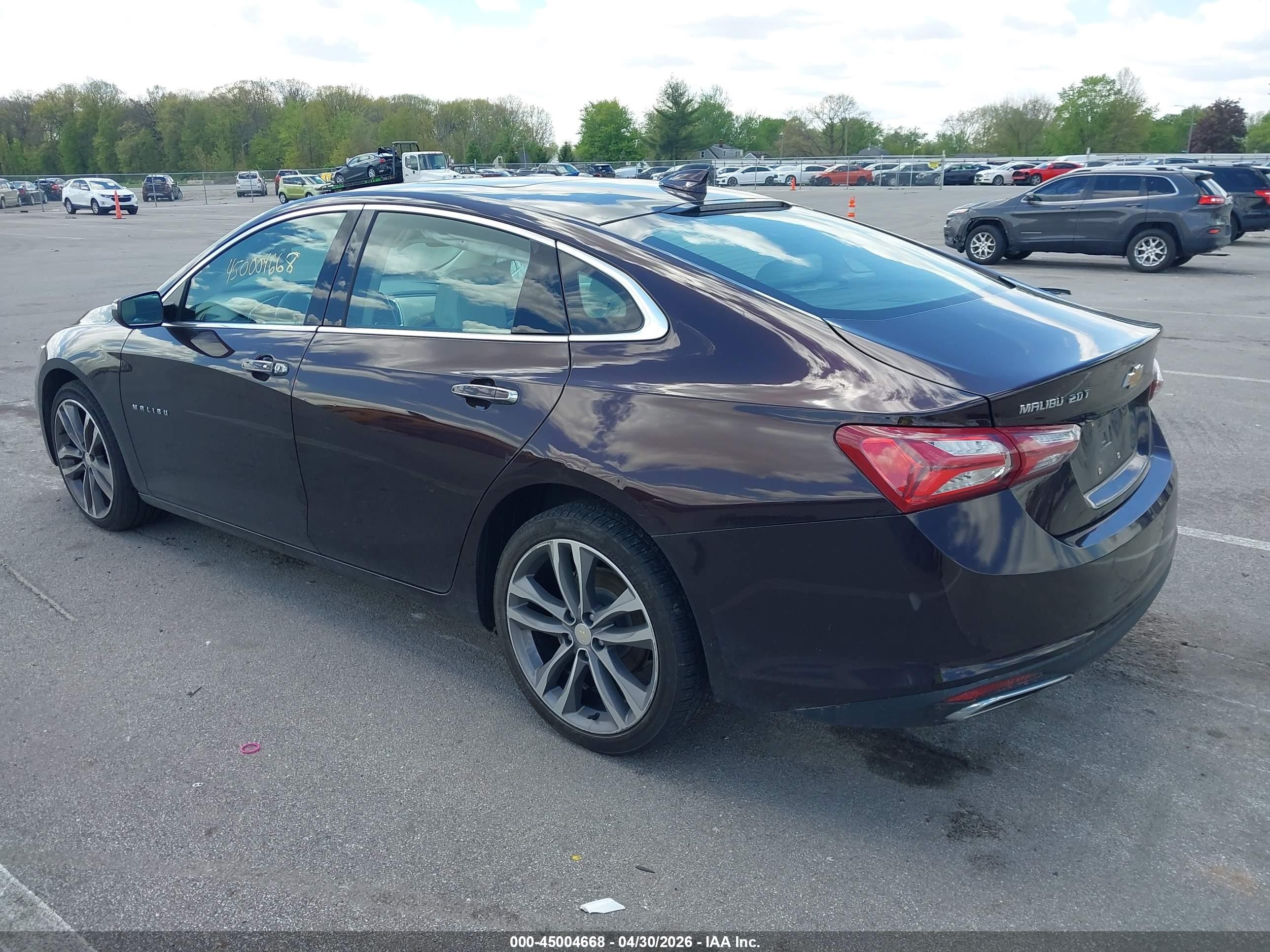 2021 Chevrolet Malibu Fwd Premier Фиолетовый vin: 1G1ZE5SX4MF010008