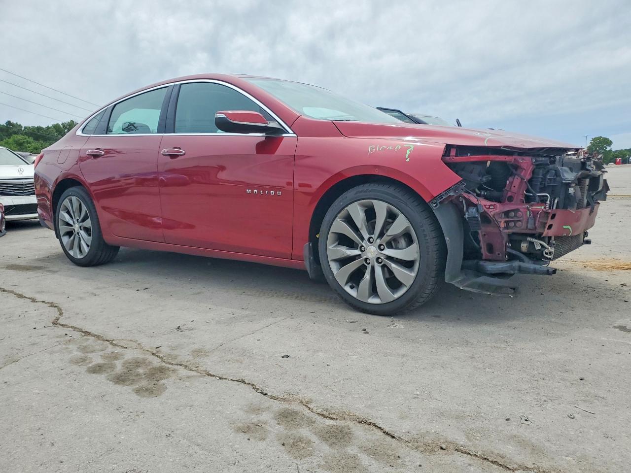 2018 Chevrolet Malibu Premier Red vin: 1G1ZE5SXXJF160989